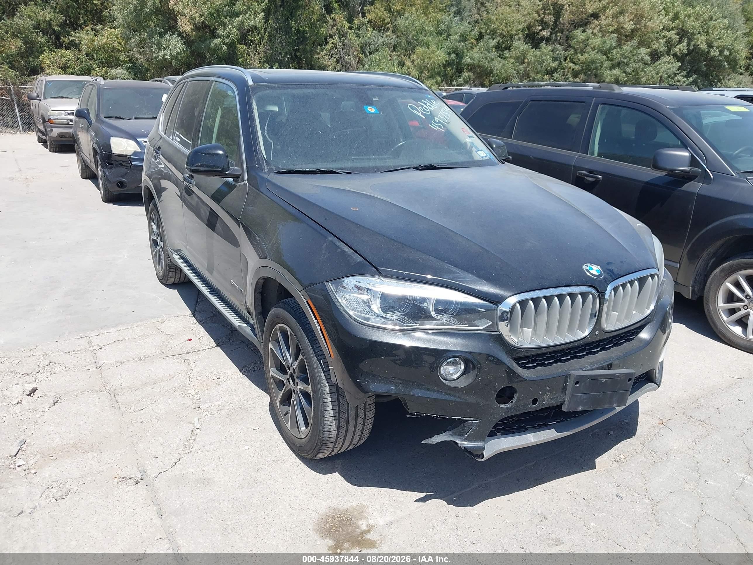 2015 Bmw X5 Xdrive35i Black vin: 5UXKR0C50F0P18208