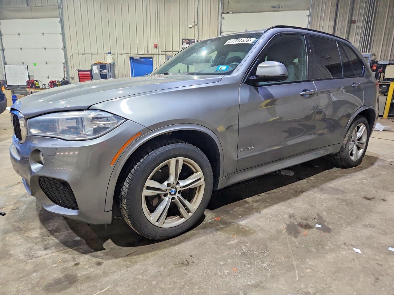 2016 Bmw X5 Xdrive35i Gray vin: 5UXKR0C50G0S85698