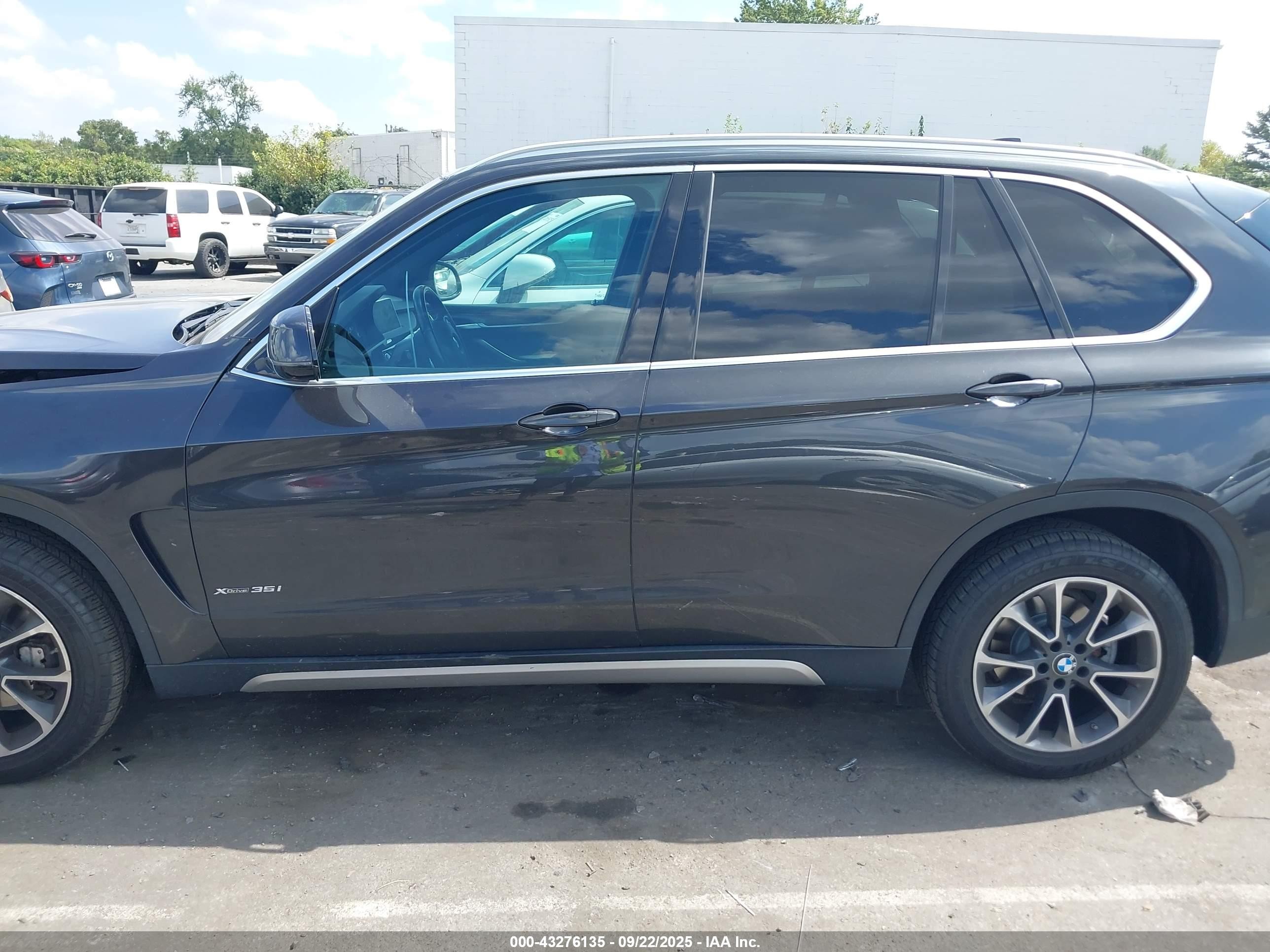2018 Bmw X5 Xdrive35i Серый vin: 5UXKR0C50J0Y03767