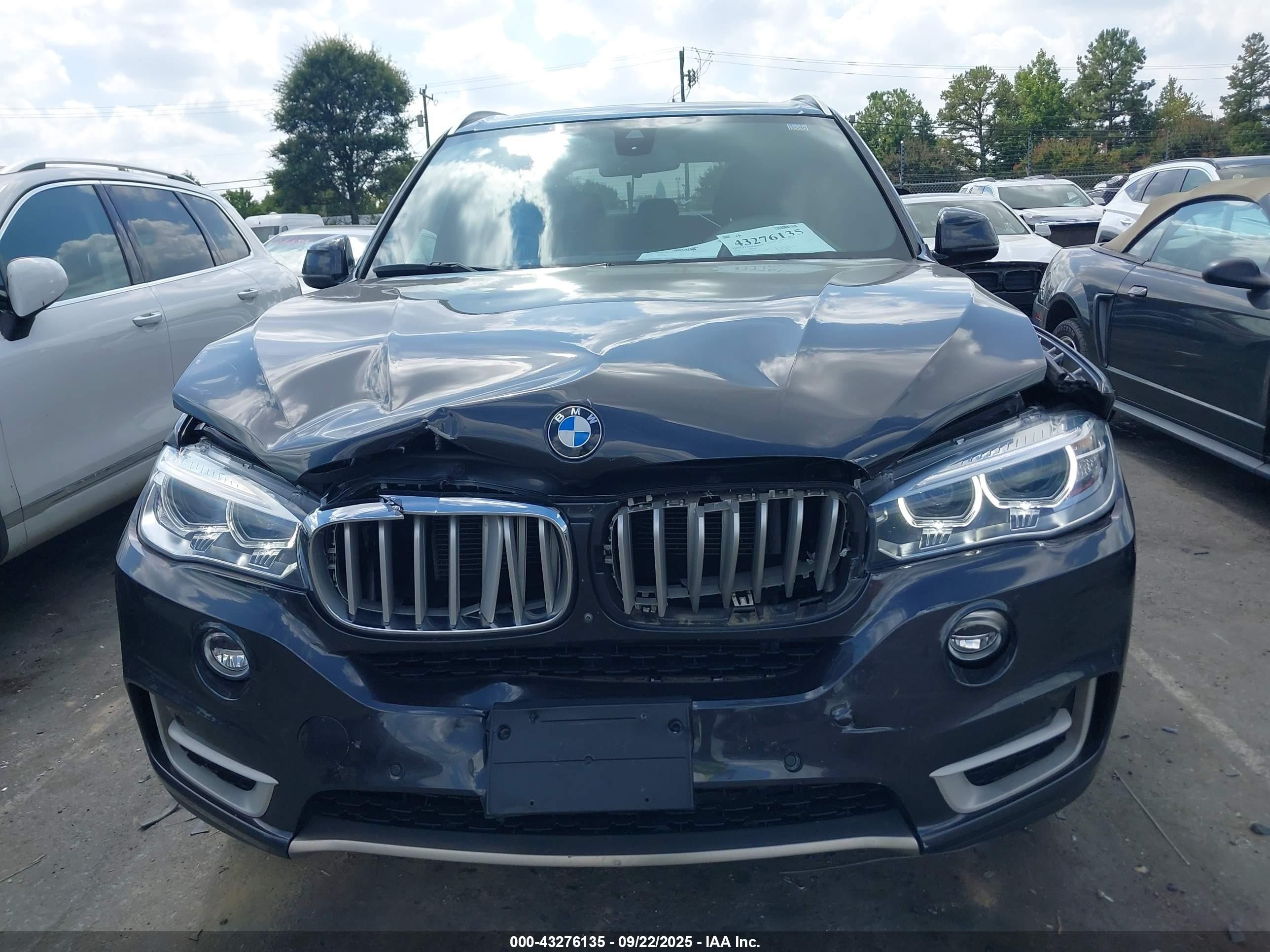 2018 Bmw X5 Xdrive35i Серый vin: 5UXKR0C50J0Y03767