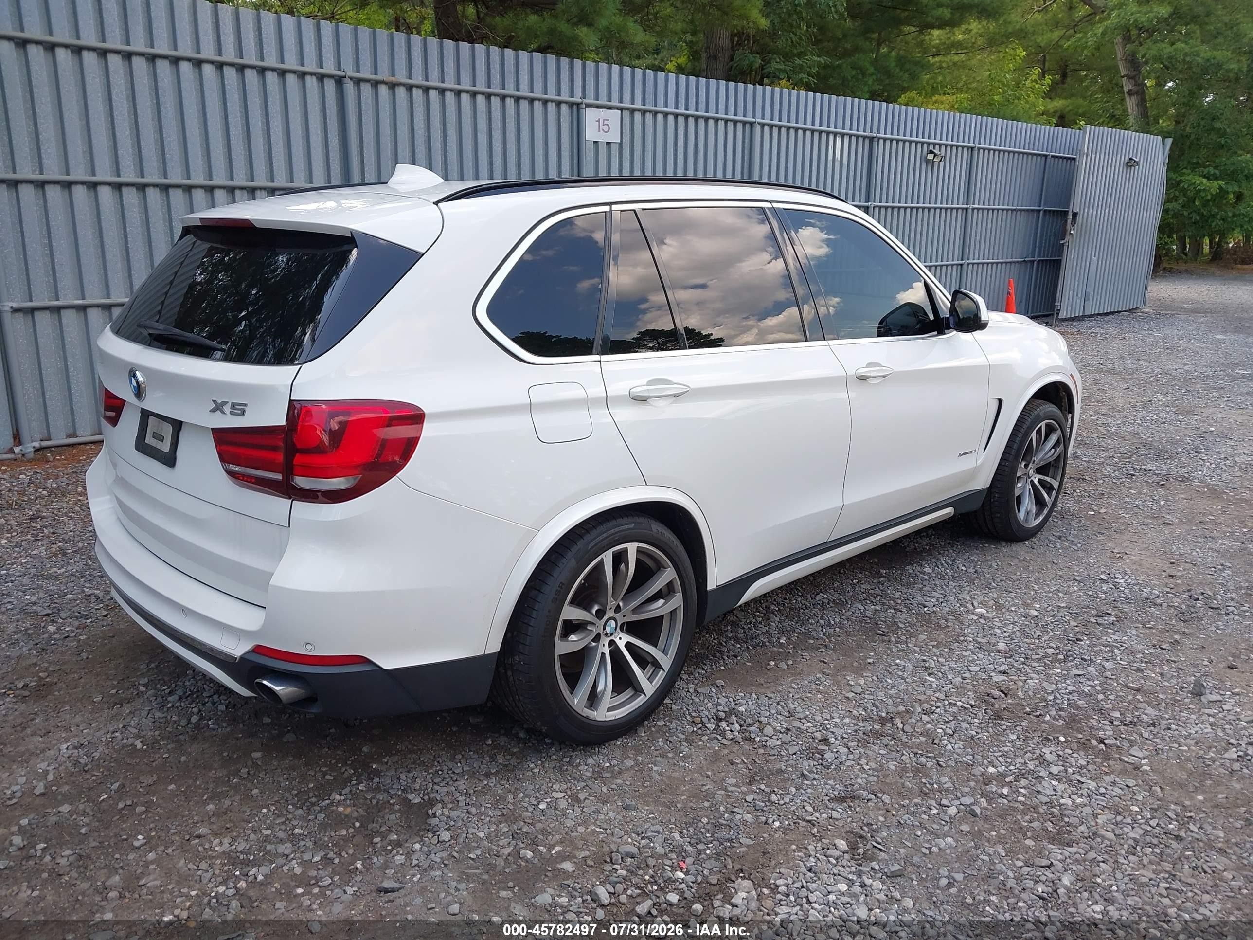 2014 Bmw X5 Xdrive35i White vin: 5UXKR0C51E0C28362