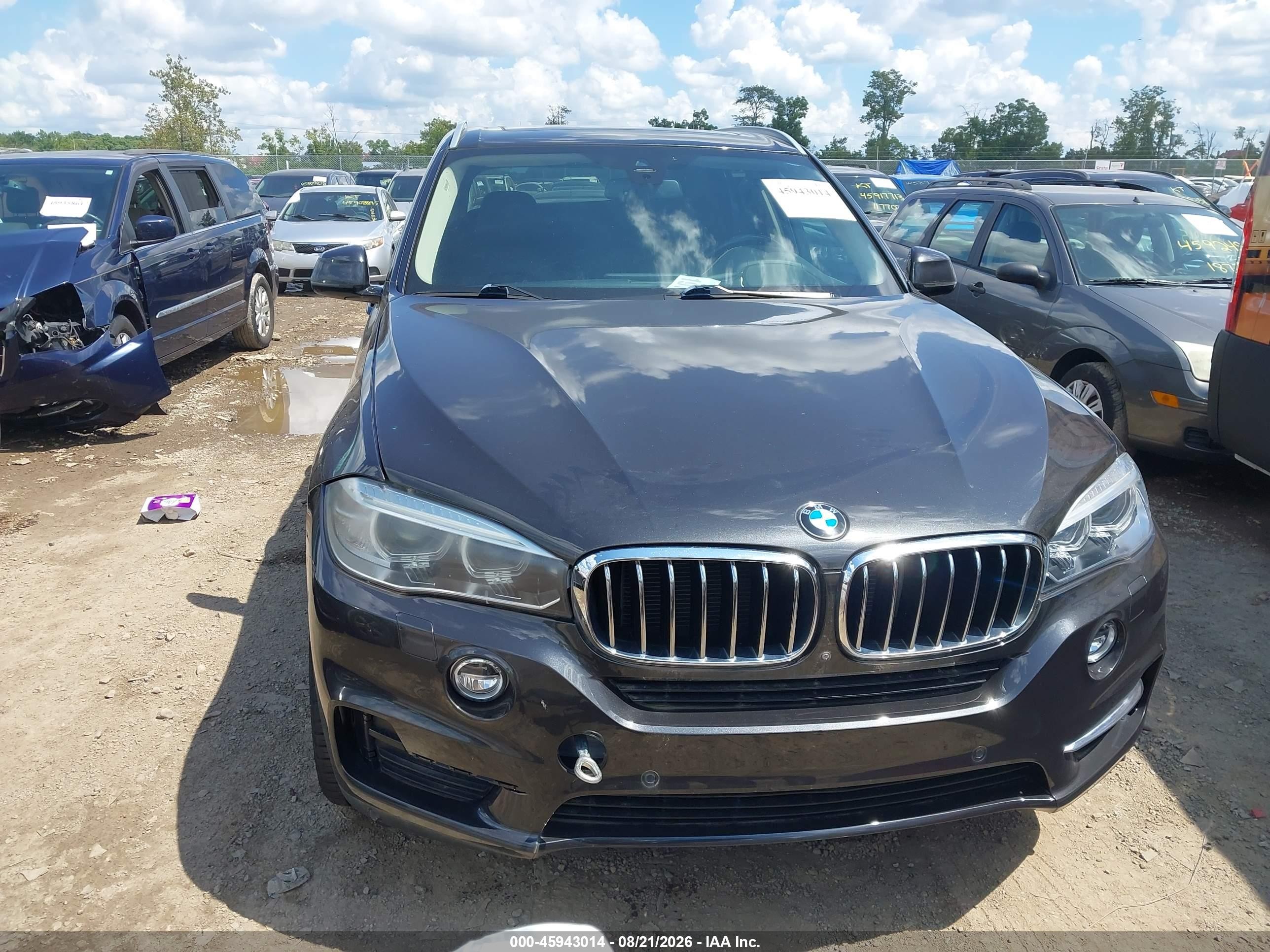 2014 Bmw X5 Xdrive35i Gray vin: 5UXKR0C51E0K43263