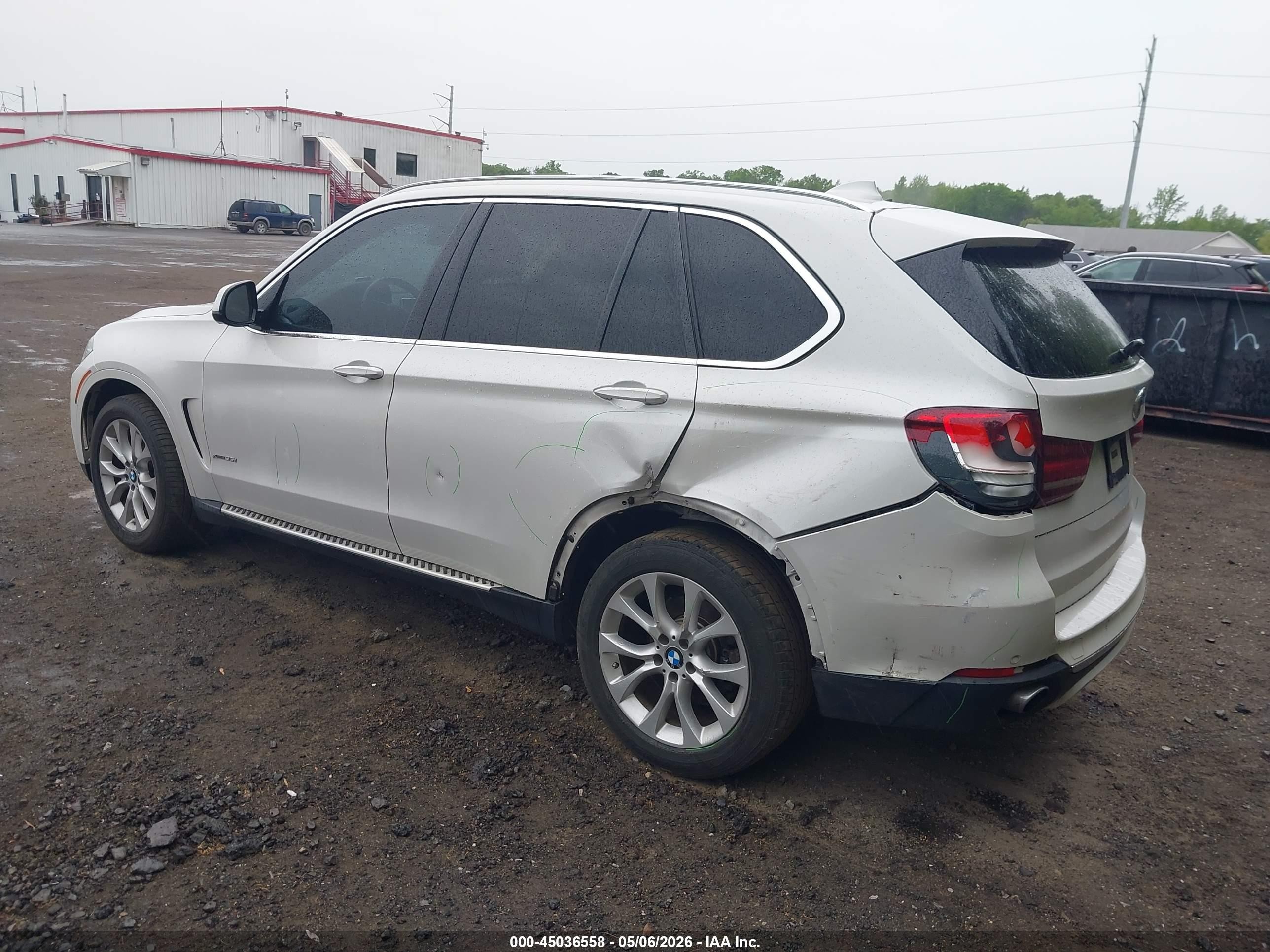 2015 Bmw X5 Xdrive35i White vin: 5UXKR0C51F0K53311