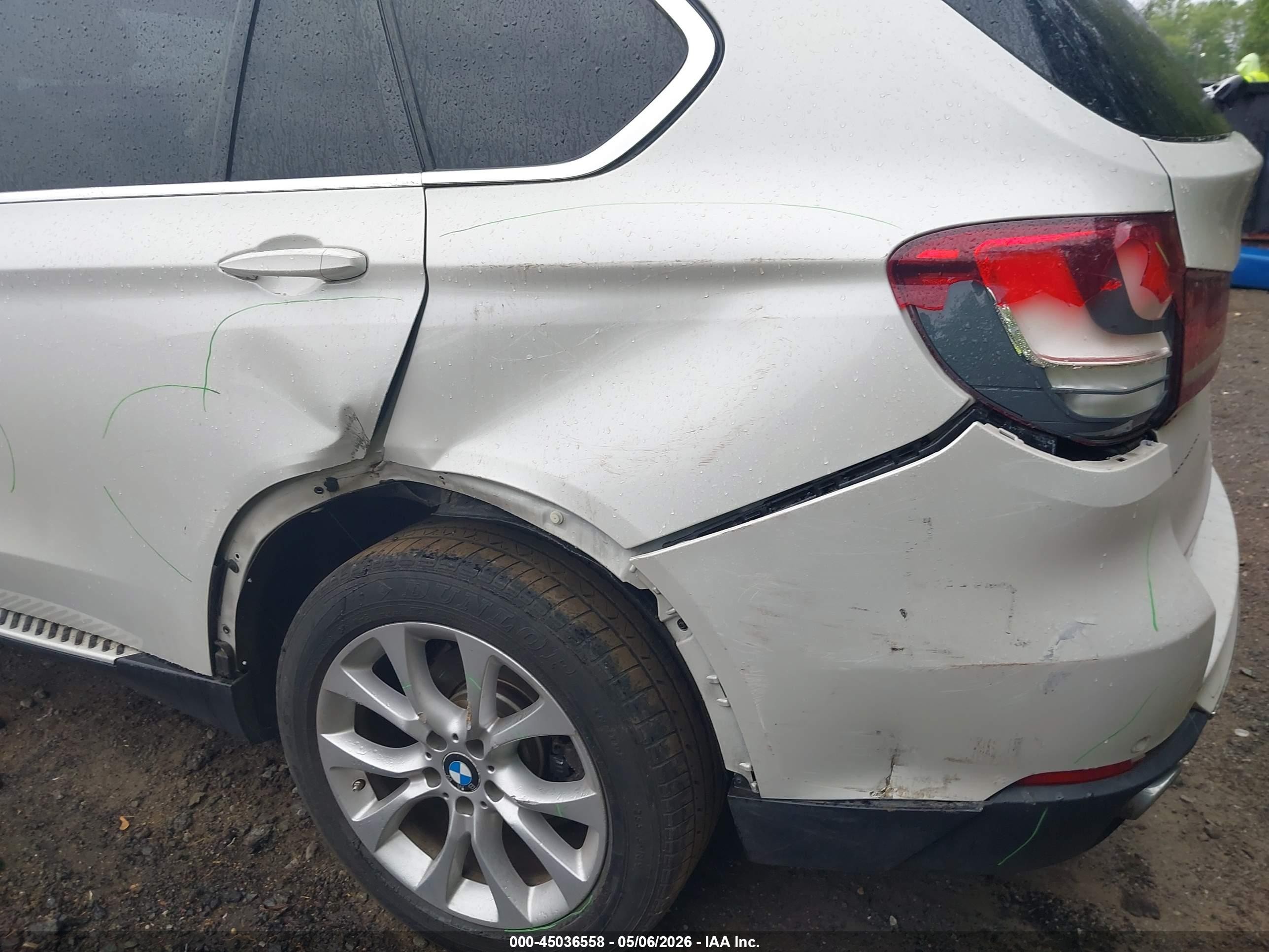 2015 Bmw X5 Xdrive35i White vin: 5UXKR0C51F0K53311