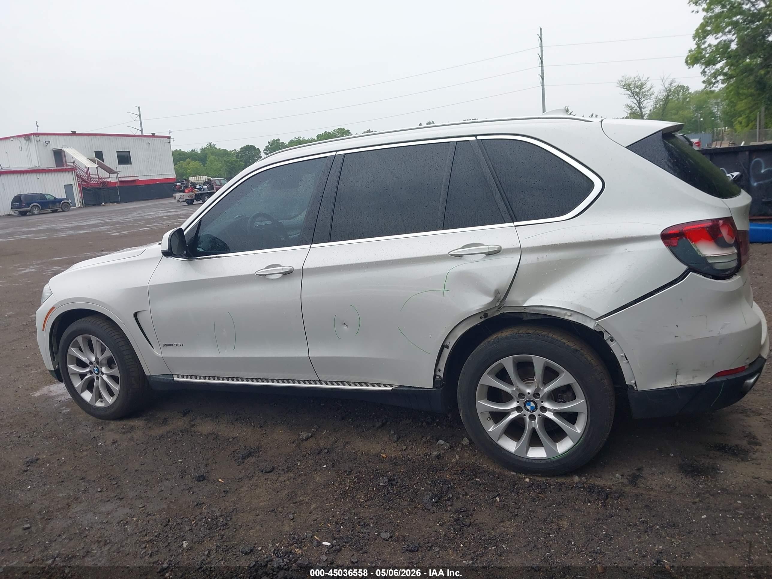 2015 Bmw X5 Xdrive35i White vin: 5UXKR0C51F0K53311