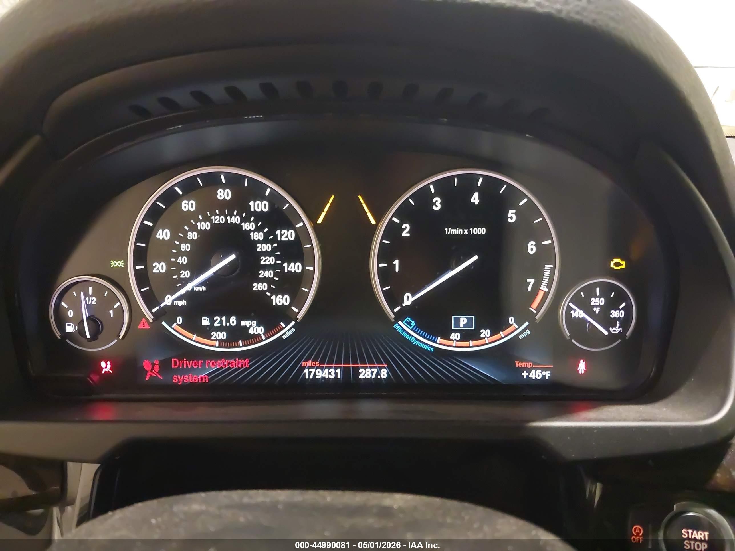 2015 Bmw X5 Xdrive35i Серебряный vin: 5UXKR0C51F0K57990