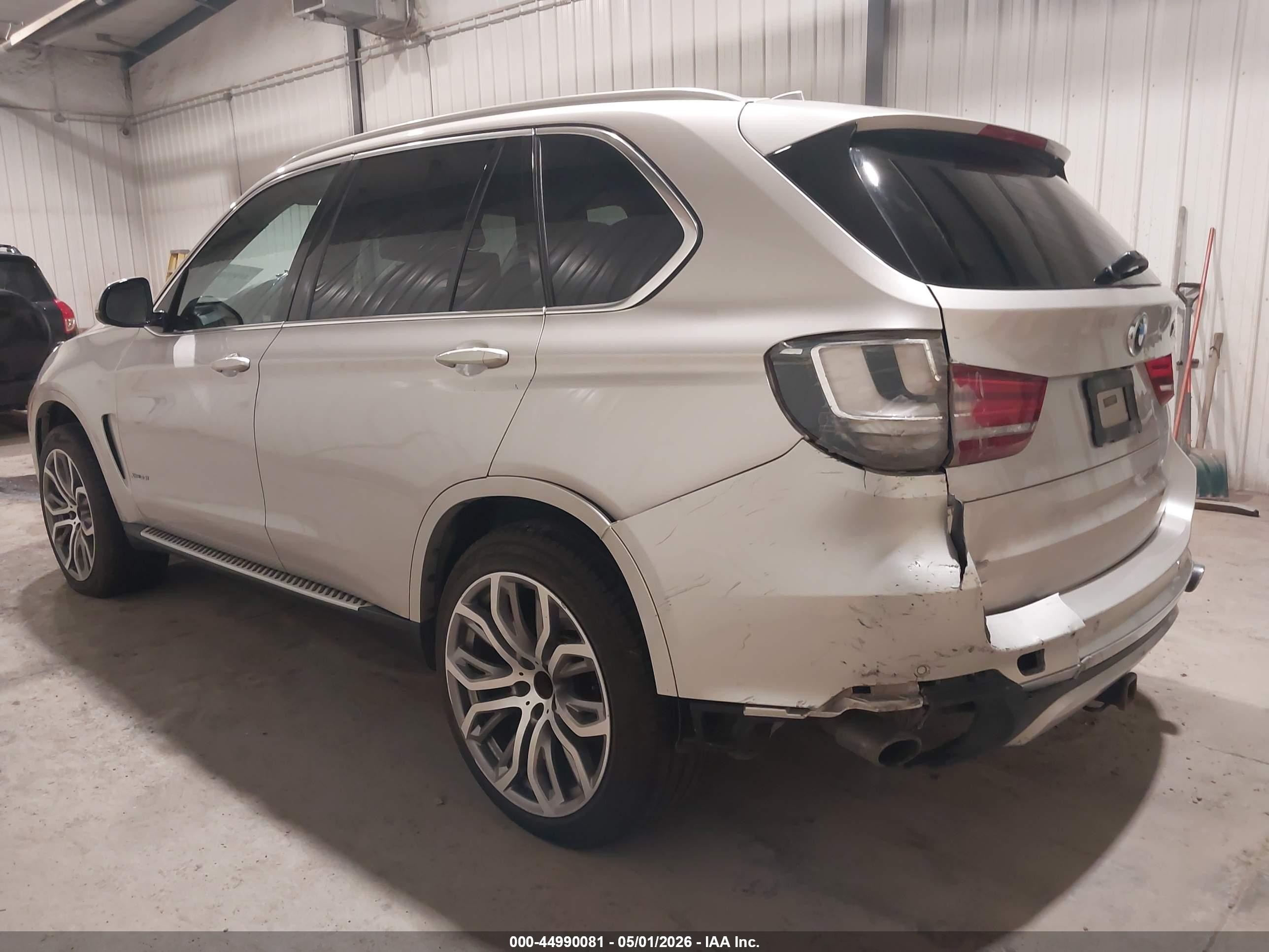 2015 Bmw X5 Xdrive35i Серебряный vin: 5UXKR0C51F0K57990