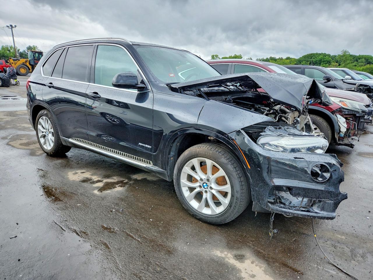 2015 Bmw X5 Xdrive35i Black vin: 5UXKR0C51F0K58301
