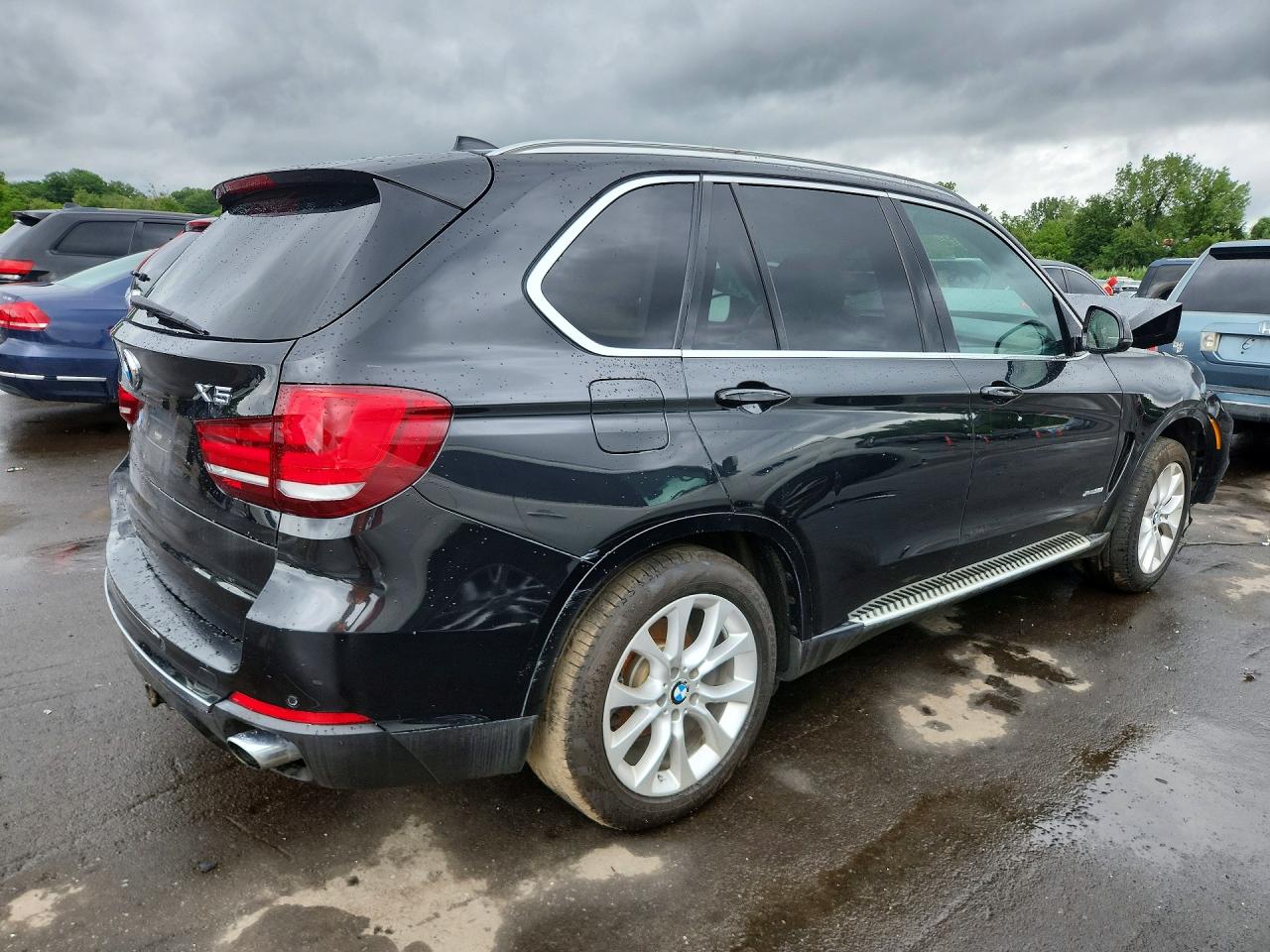 2015 Bmw X5 Xdrive35i Black vin: 5UXKR0C51F0K58301