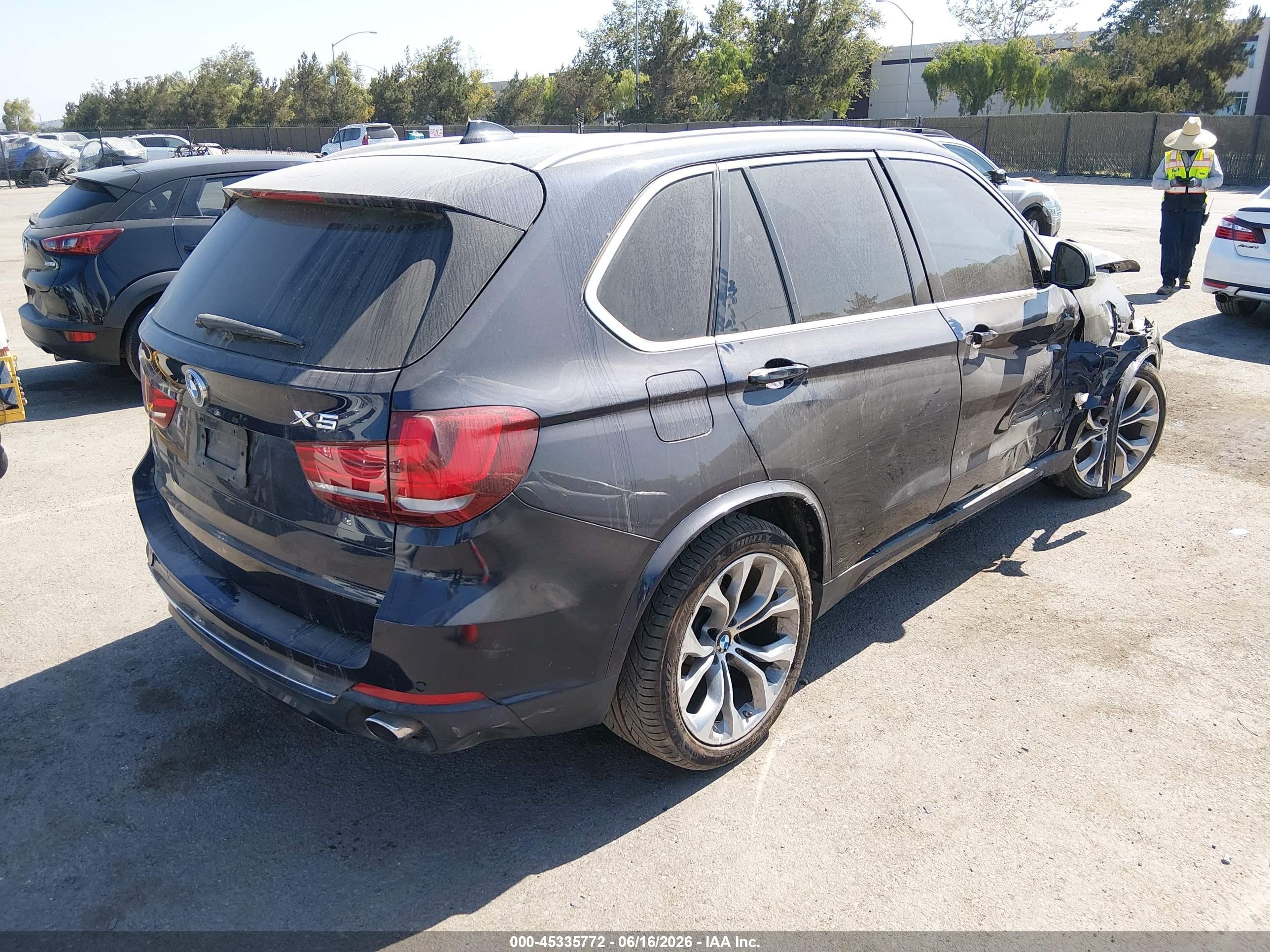 2015 Bmw X5 Xdrive35i Dark Blue vin: 5UXKR0C51F0K61294