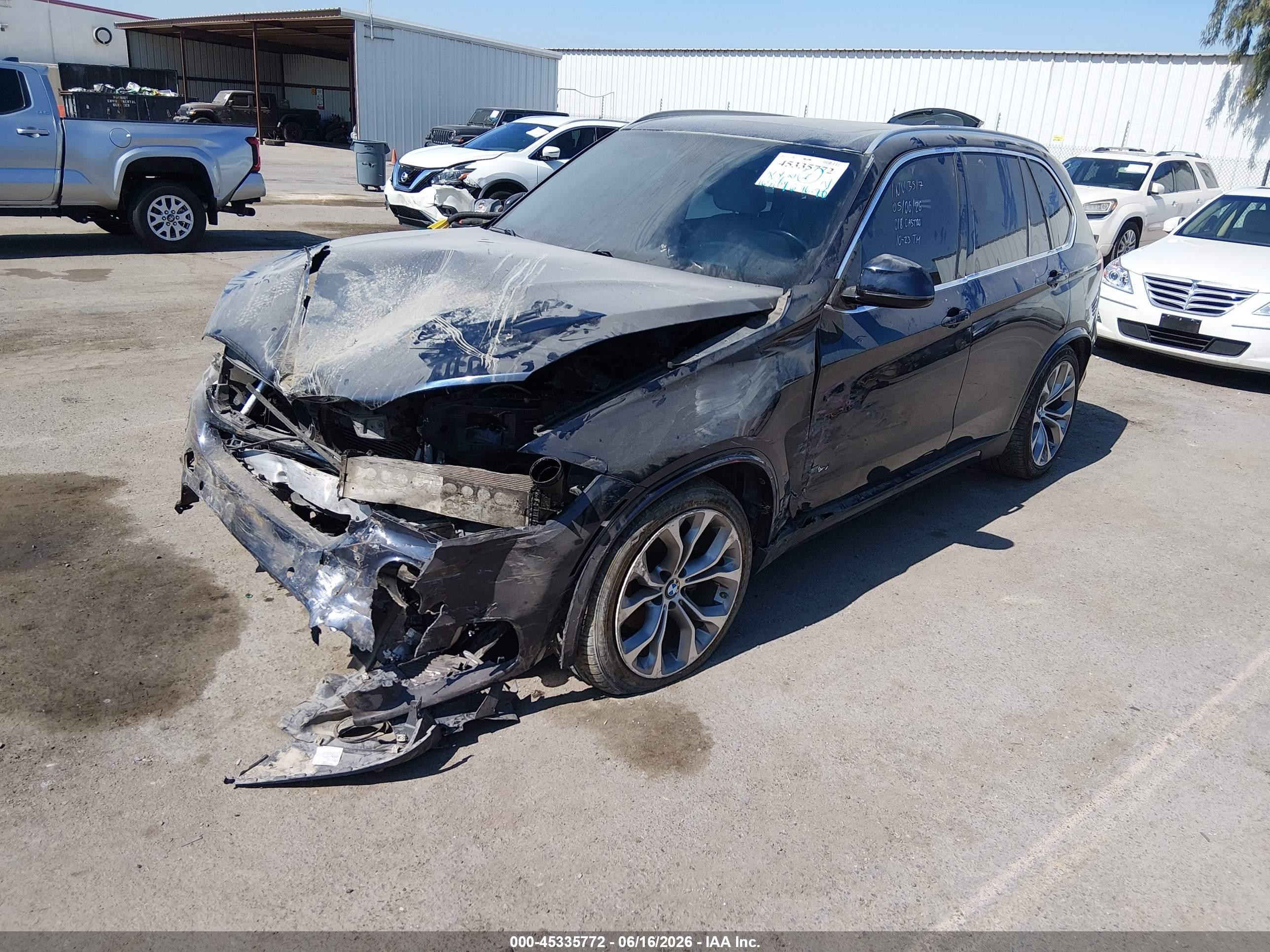 2015 Bmw X5 Xdrive35i Dark Blue vin: 5UXKR0C51F0K61294