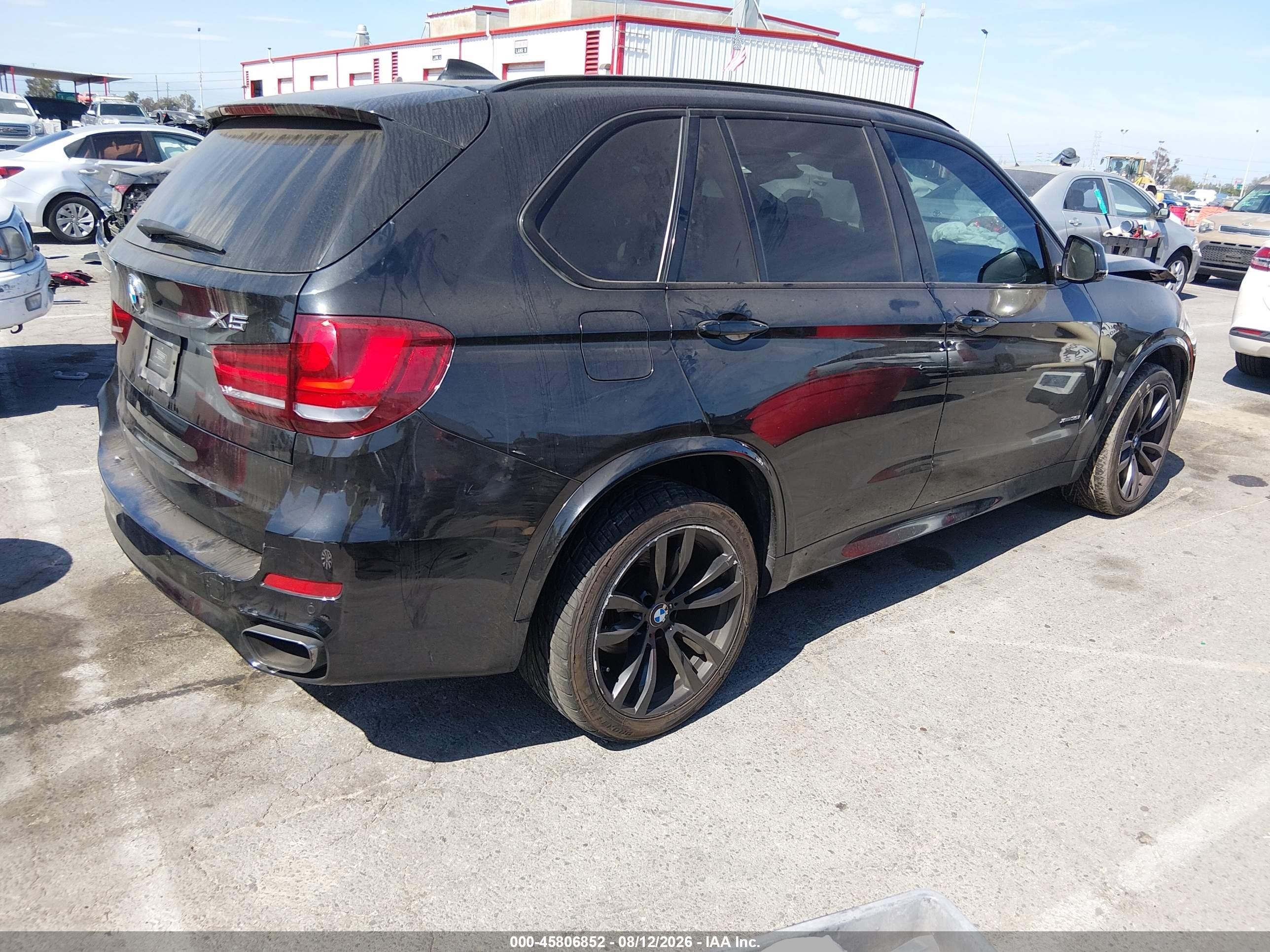 2015 Bmw X5 Xdrive35i Black vin: 5UXKR0C51F0P00039