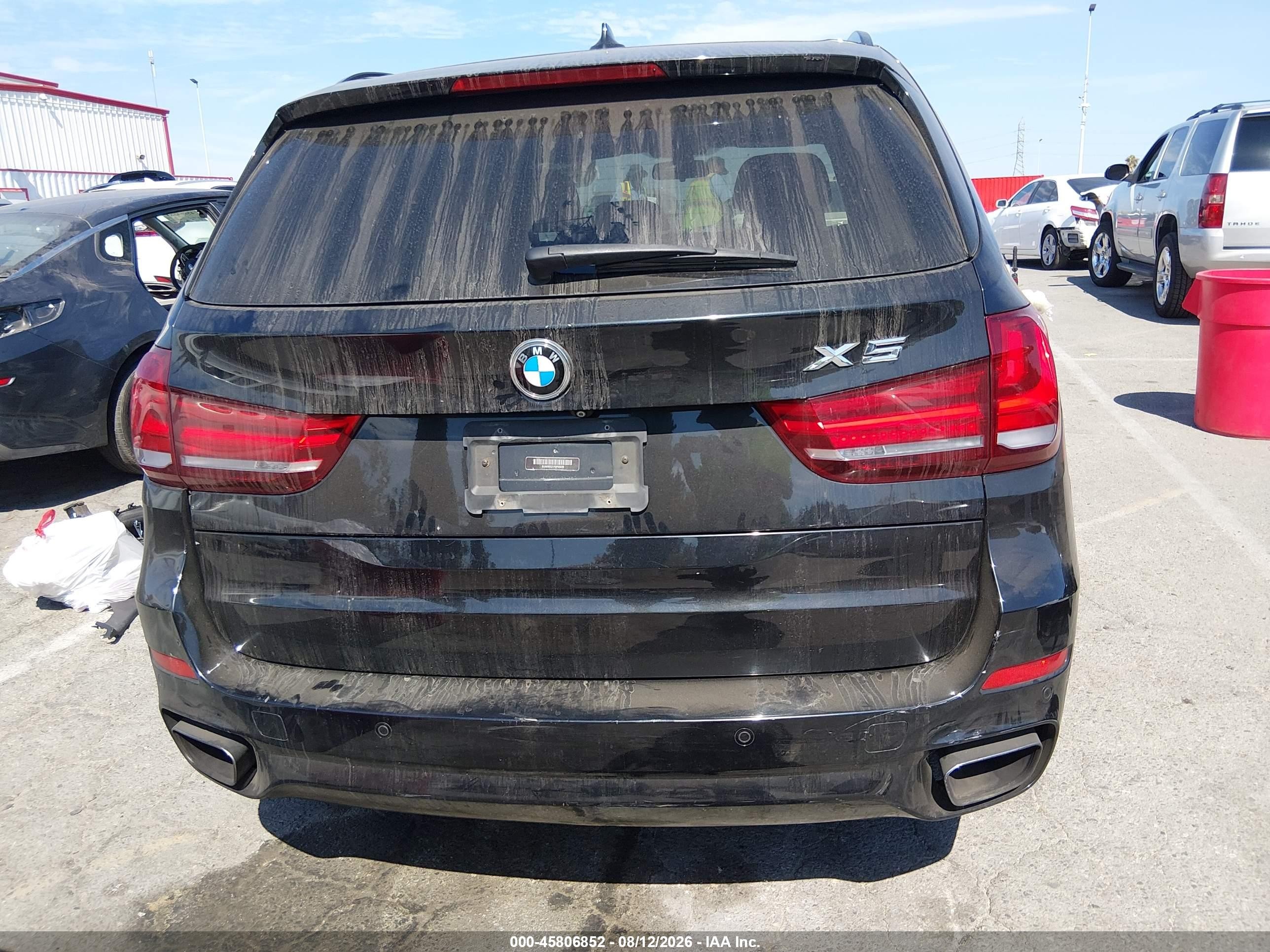 2015 Bmw X5 Xdrive35i Black vin: 5UXKR0C51F0P00039