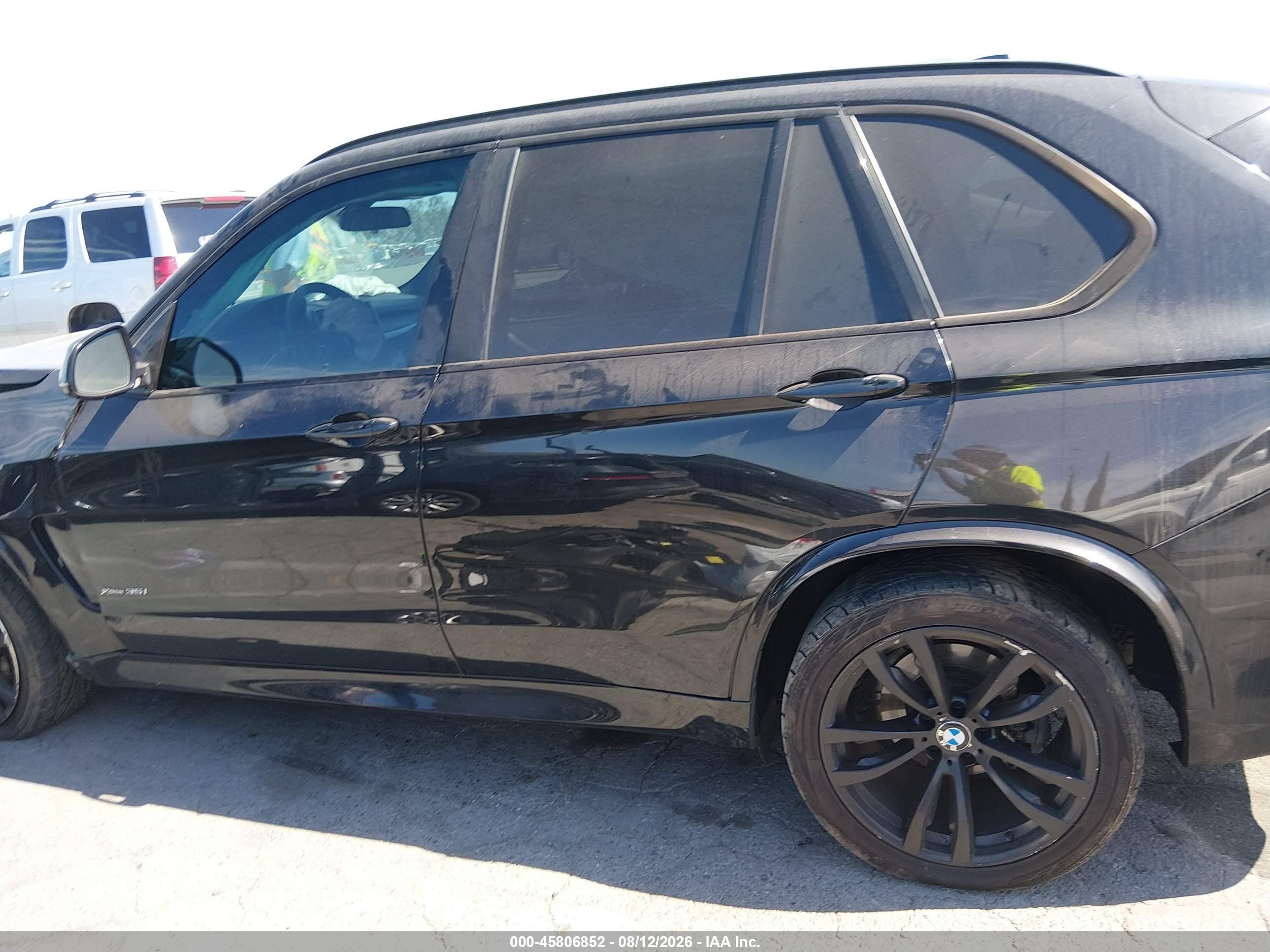 2015 Bmw X5 Xdrive35i Black vin: 5UXKR0C51F0P00039
