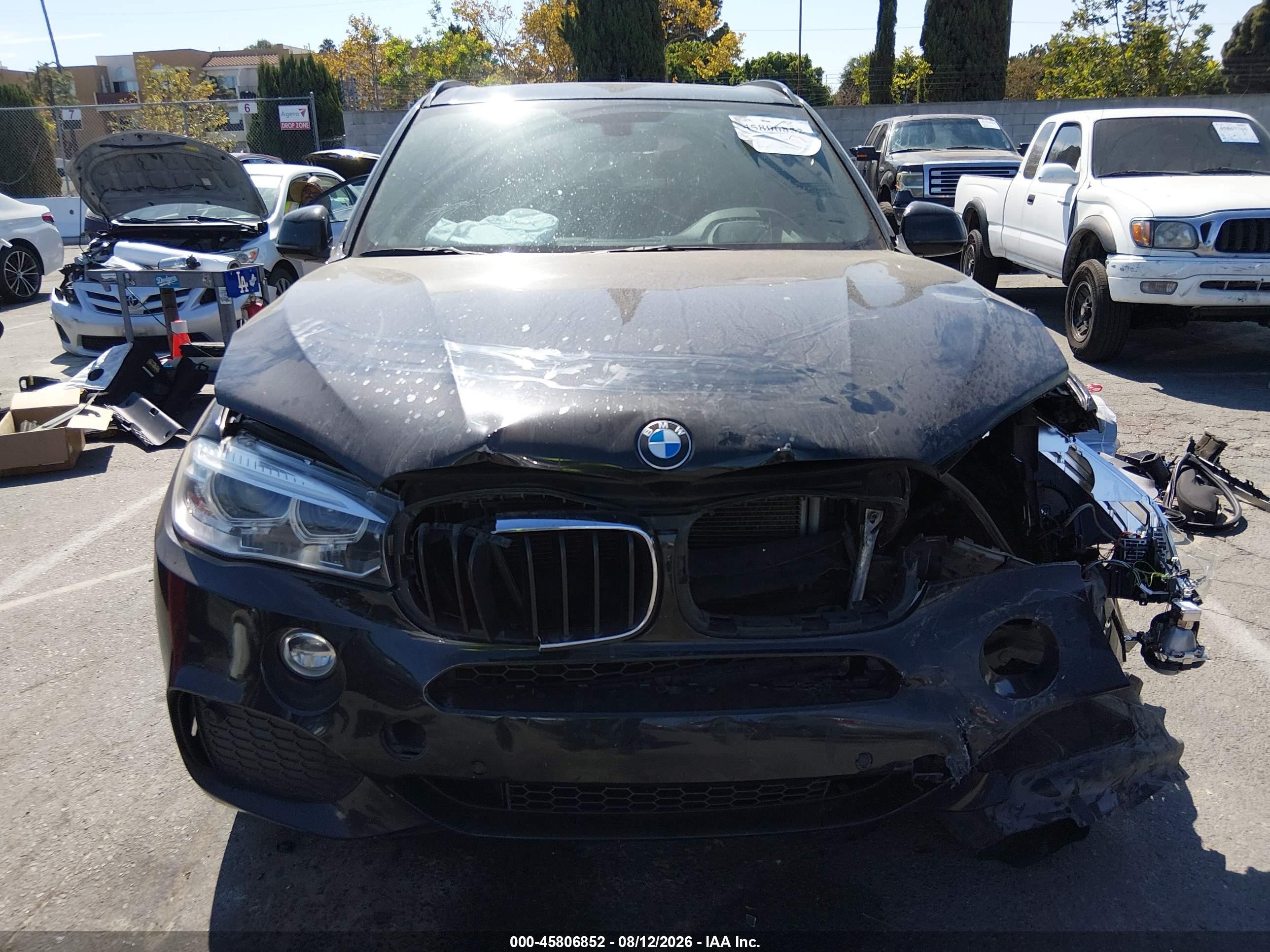2015 Bmw X5 Xdrive35i Black vin: 5UXKR0C51F0P00039