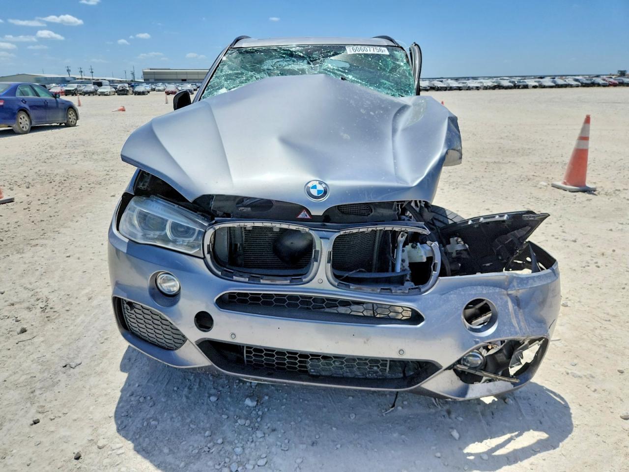 2015 Bmw X5 Xdrive35i Серый vin: 5UXKR0C51F0P02308