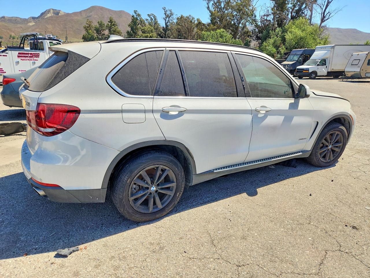 2015 Bmw X5 Xdrive35i White vin: 5UXKR0C51F0P02440