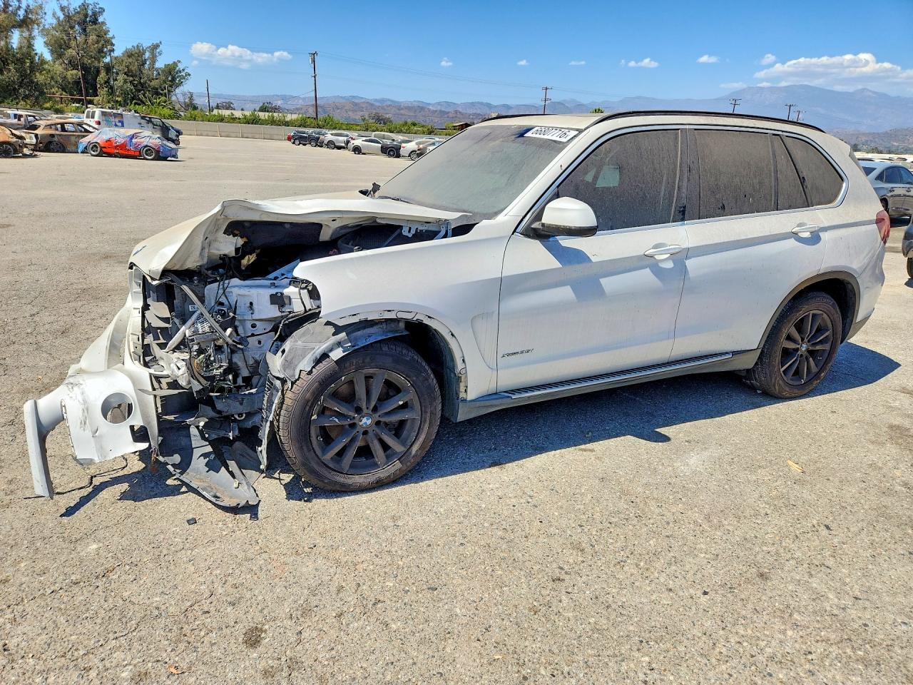 2015 Bmw X5 Xdrive35i White vin: 5UXKR0C51F0P02440