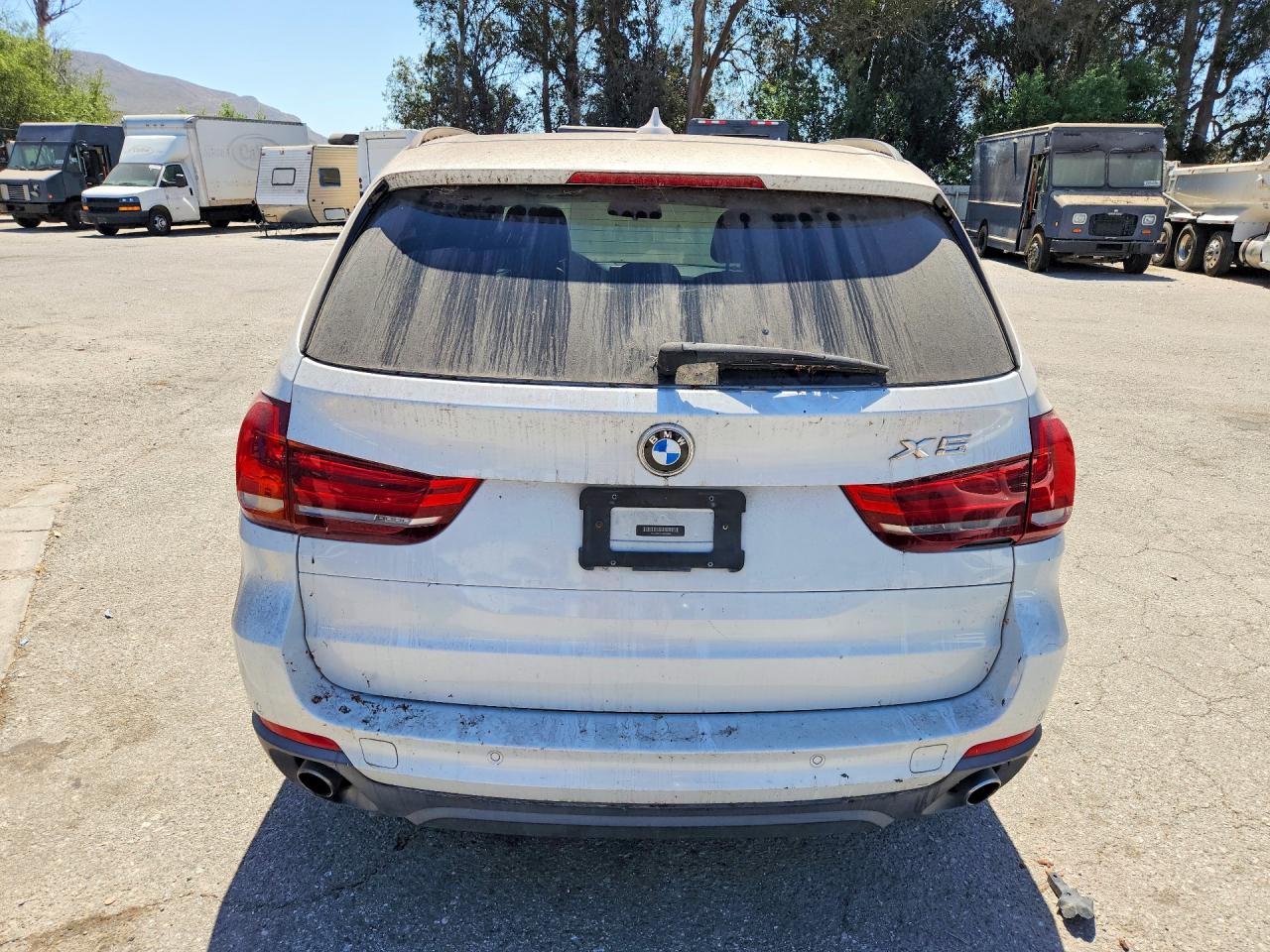 2015 Bmw X5 Xdrive35i White vin: 5UXKR0C51F0P02440