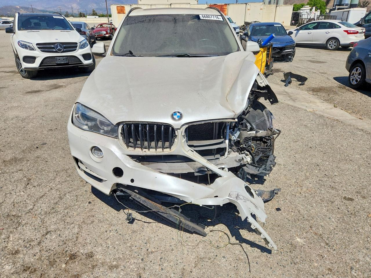 2015 Bmw X5 Xdrive35i White vin: 5UXKR0C51F0P02440