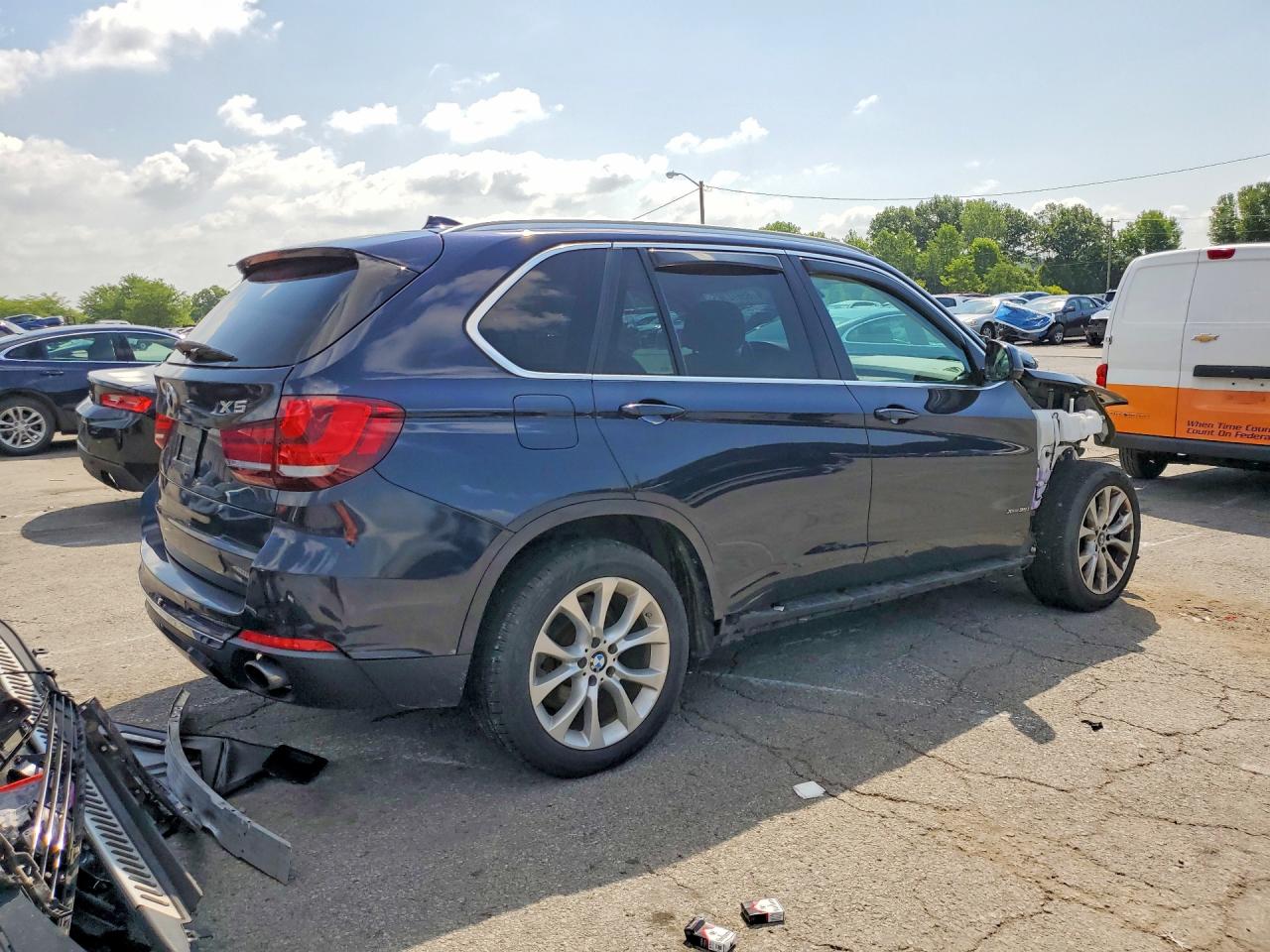 2015 Bmw X5 Xdrive35i Синий vin: 5UXKR0C51F0P02857