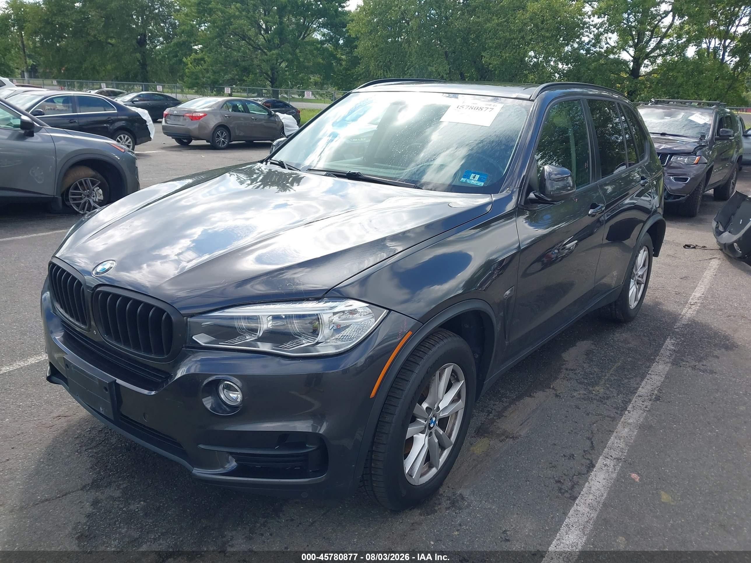 2015 Bmw X5 Xdrive35i Black vin: 5UXKR0C51F0P03717
