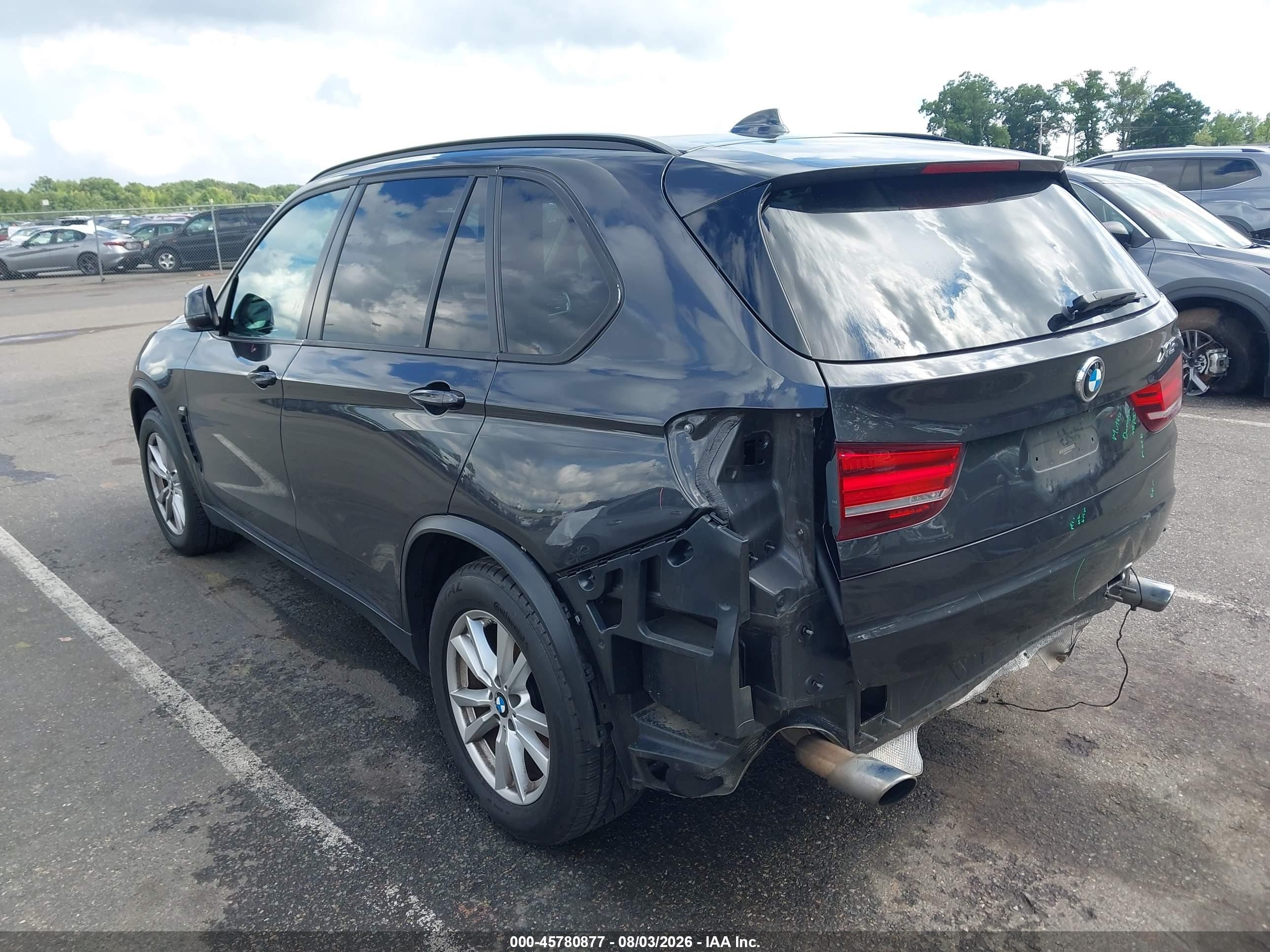 2015 Bmw X5 Xdrive35i Black vin: 5UXKR0C51F0P03717