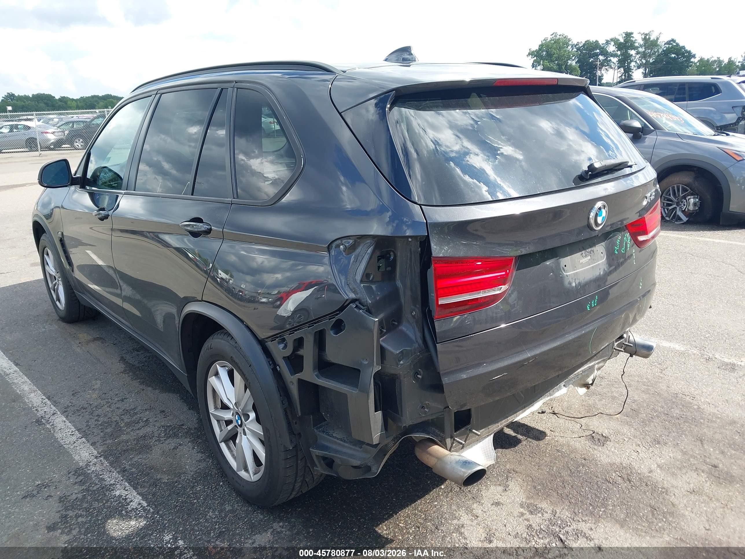 2015 Bmw X5 Xdrive35i Black vin: 5UXKR0C51F0P03717