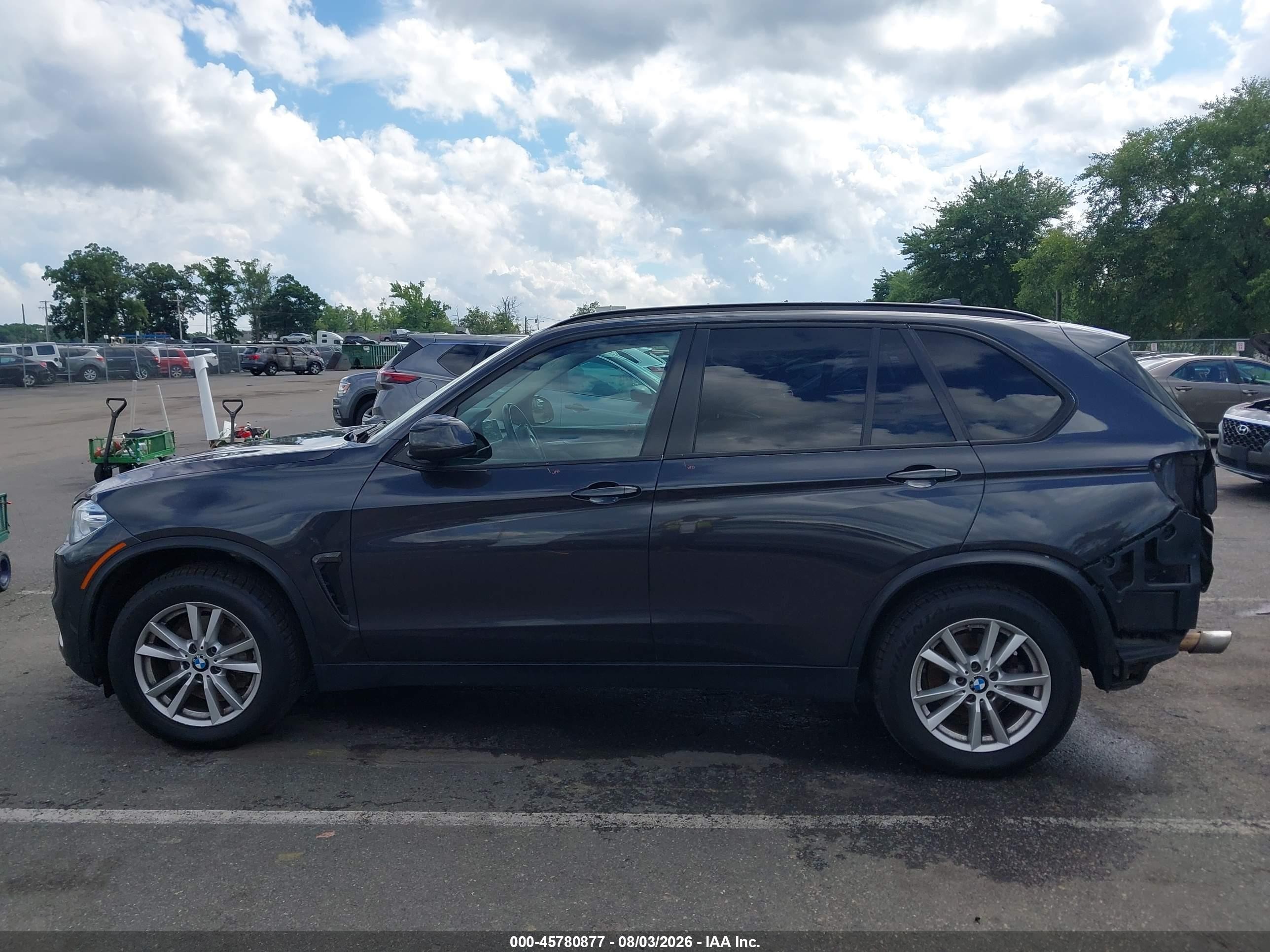 2015 Bmw X5 Xdrive35i Black vin: 5UXKR0C51F0P03717