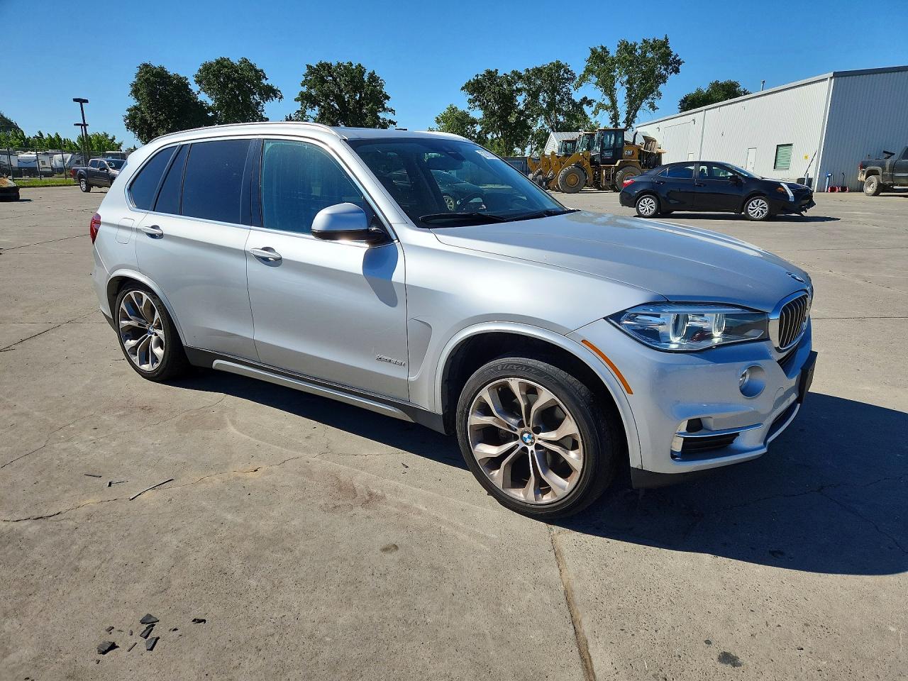 2015 Bmw X5 Xdrive35i Silver vin: 5UXKR0C51F0P09520