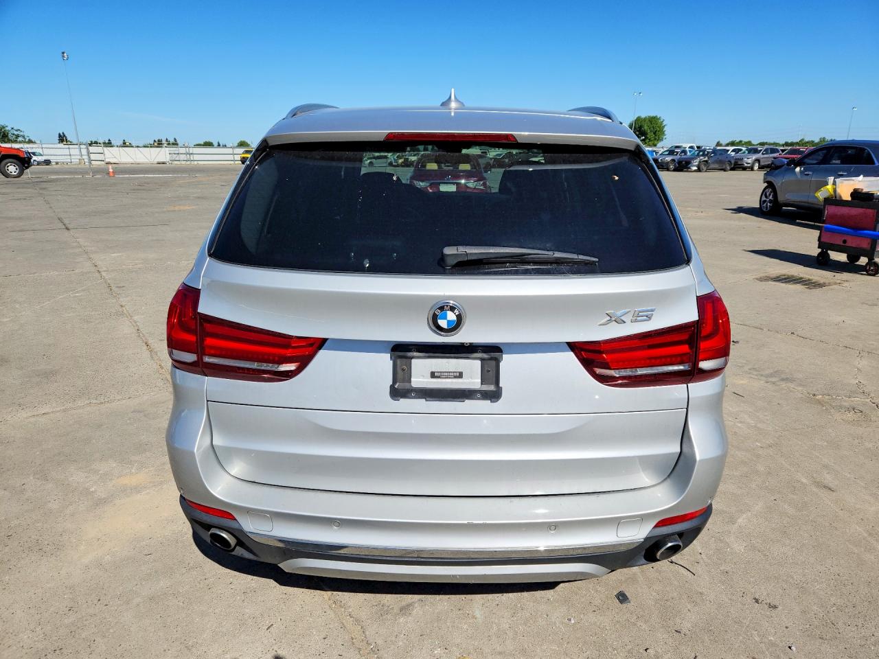 2015 Bmw X5 Xdrive35i Silver vin: 5UXKR0C51F0P09520