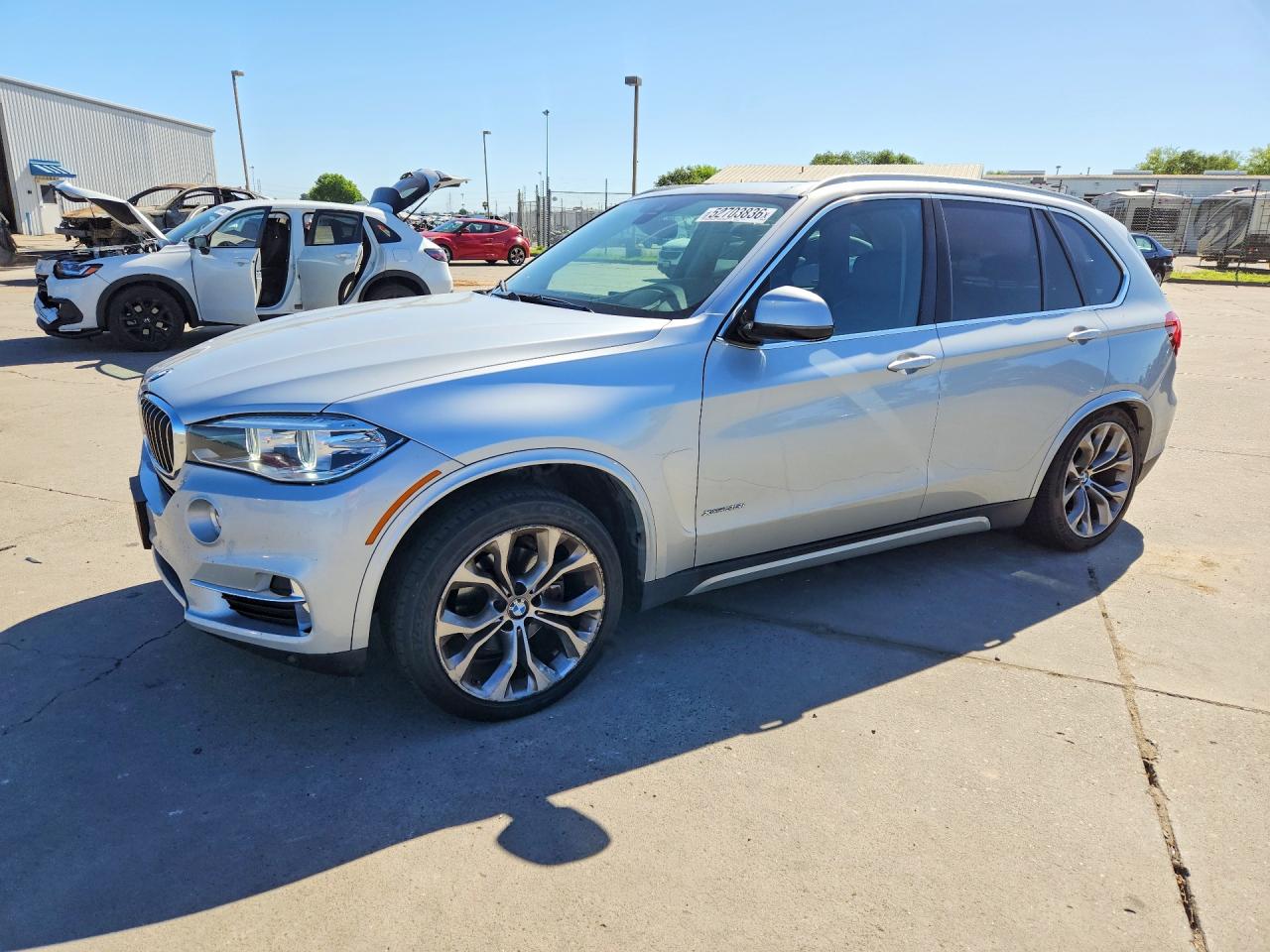 2015 Bmw X5 Xdrive35i Silver vin: 5UXKR0C51F0P09520