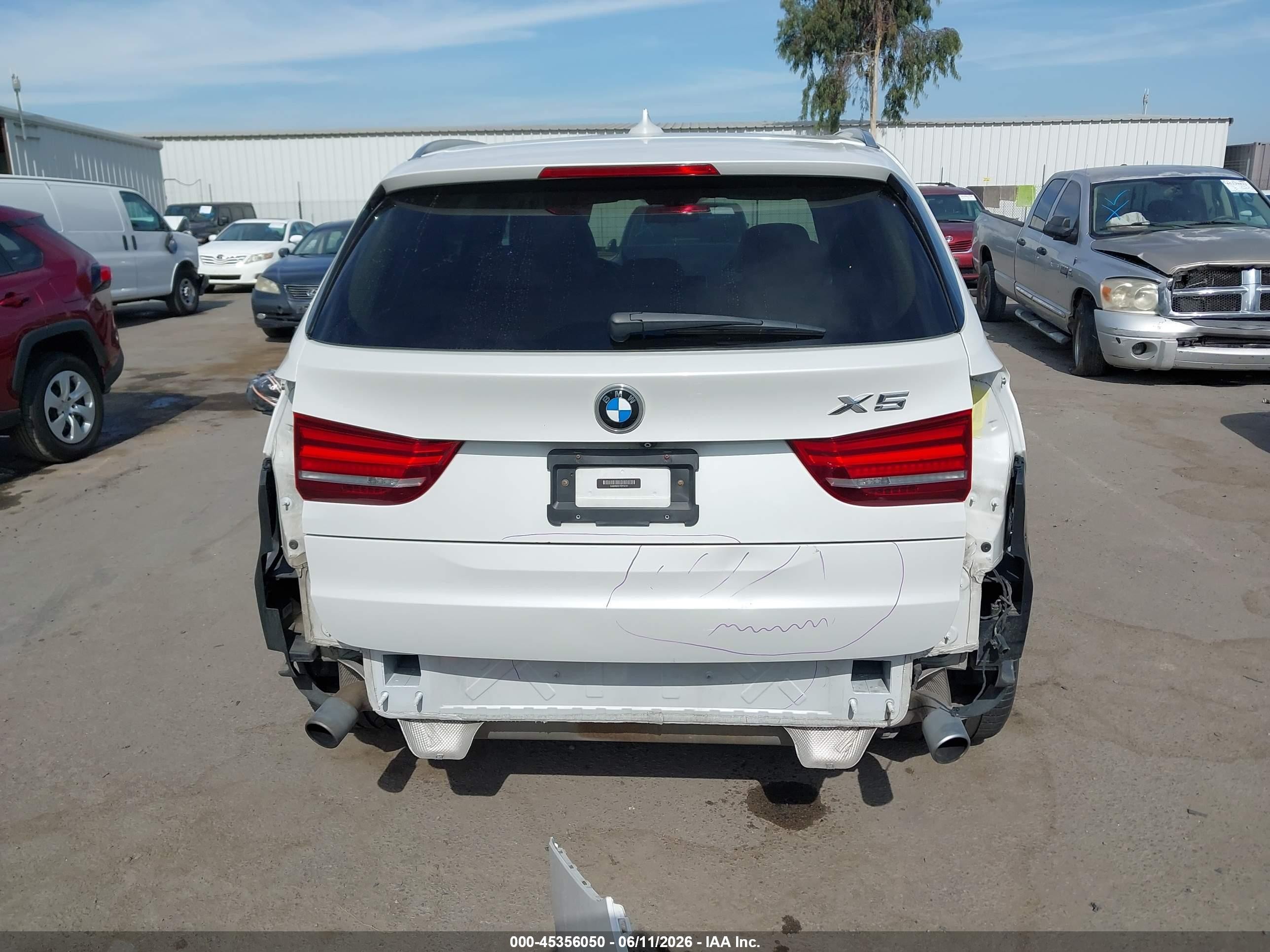2015 Bmw X5 Xdrive35i White vin: 5UXKR0C51F0P12191