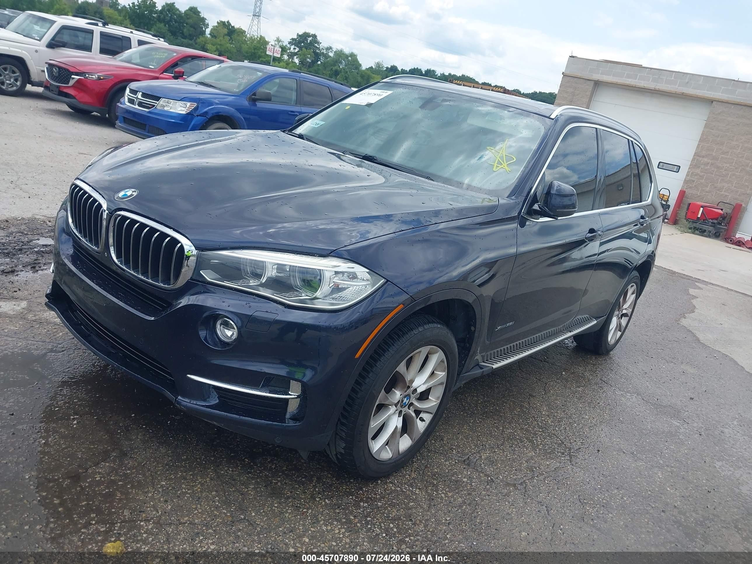 2015 Bmw X5 Xdrive35i Black vin: 5UXKR0C51F0P17889