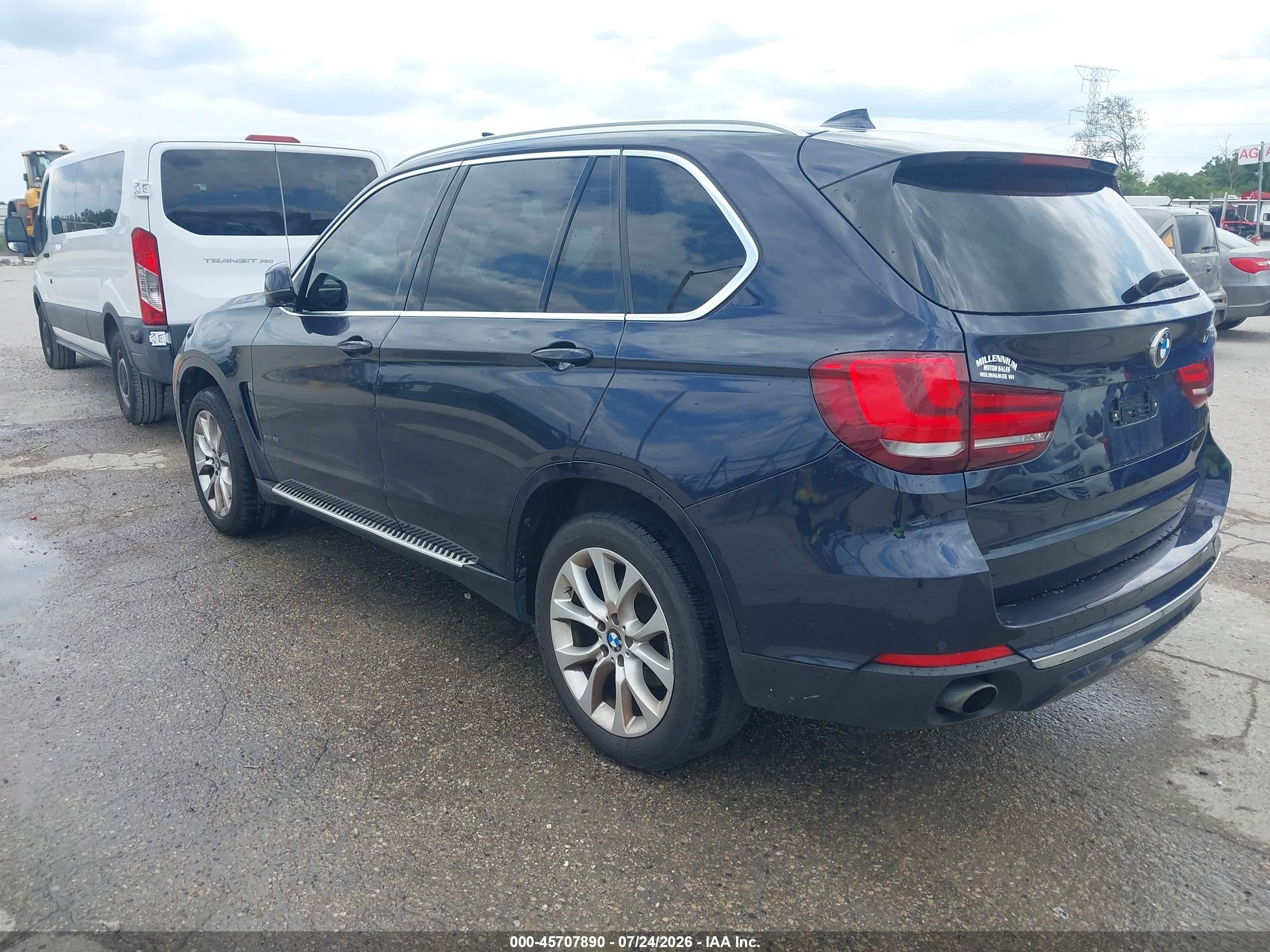 2015 Bmw X5 Xdrive35i Black vin: 5UXKR0C51F0P17889