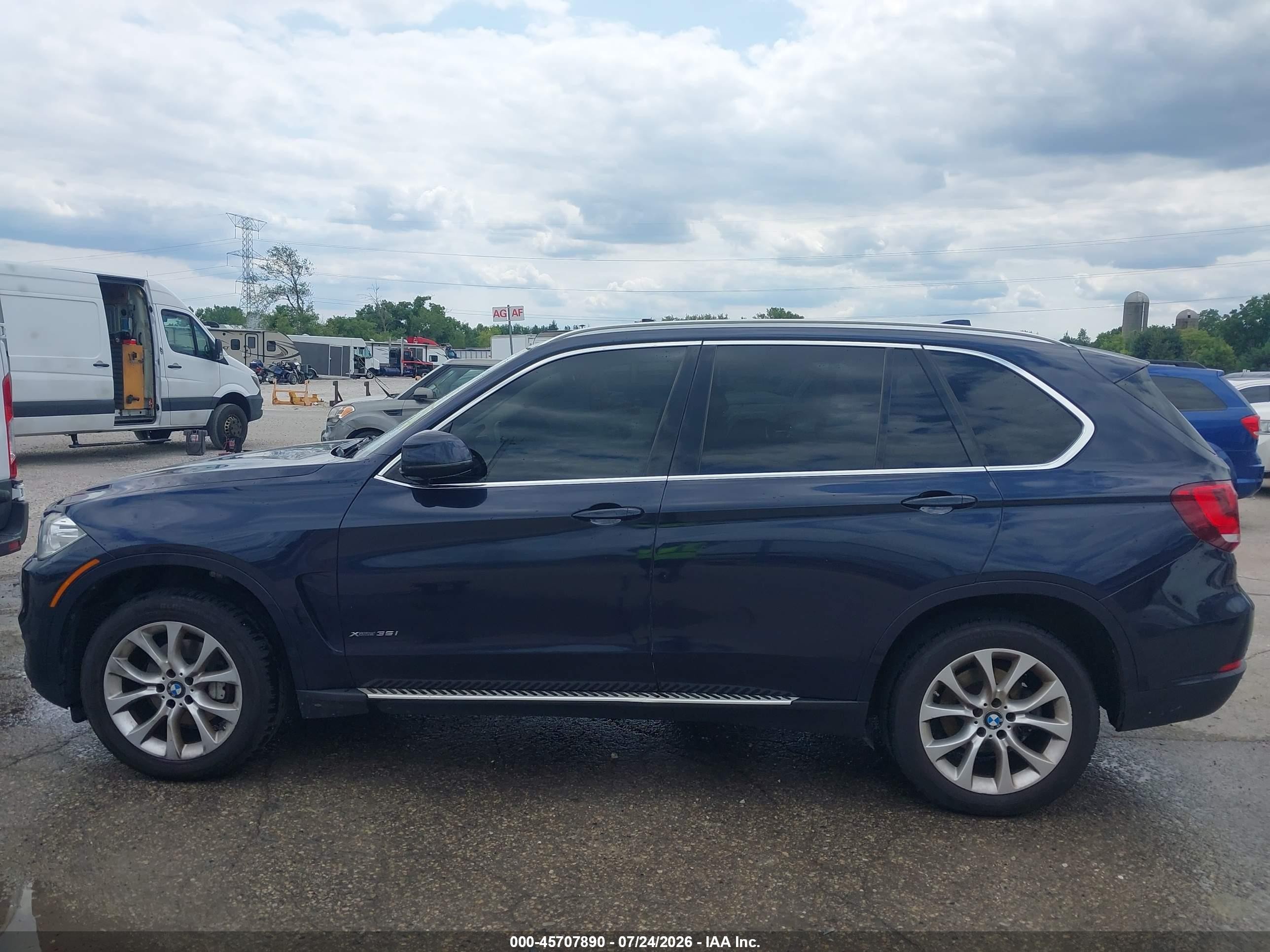 2015 Bmw X5 Xdrive35i Black vin: 5UXKR0C51F0P17889
