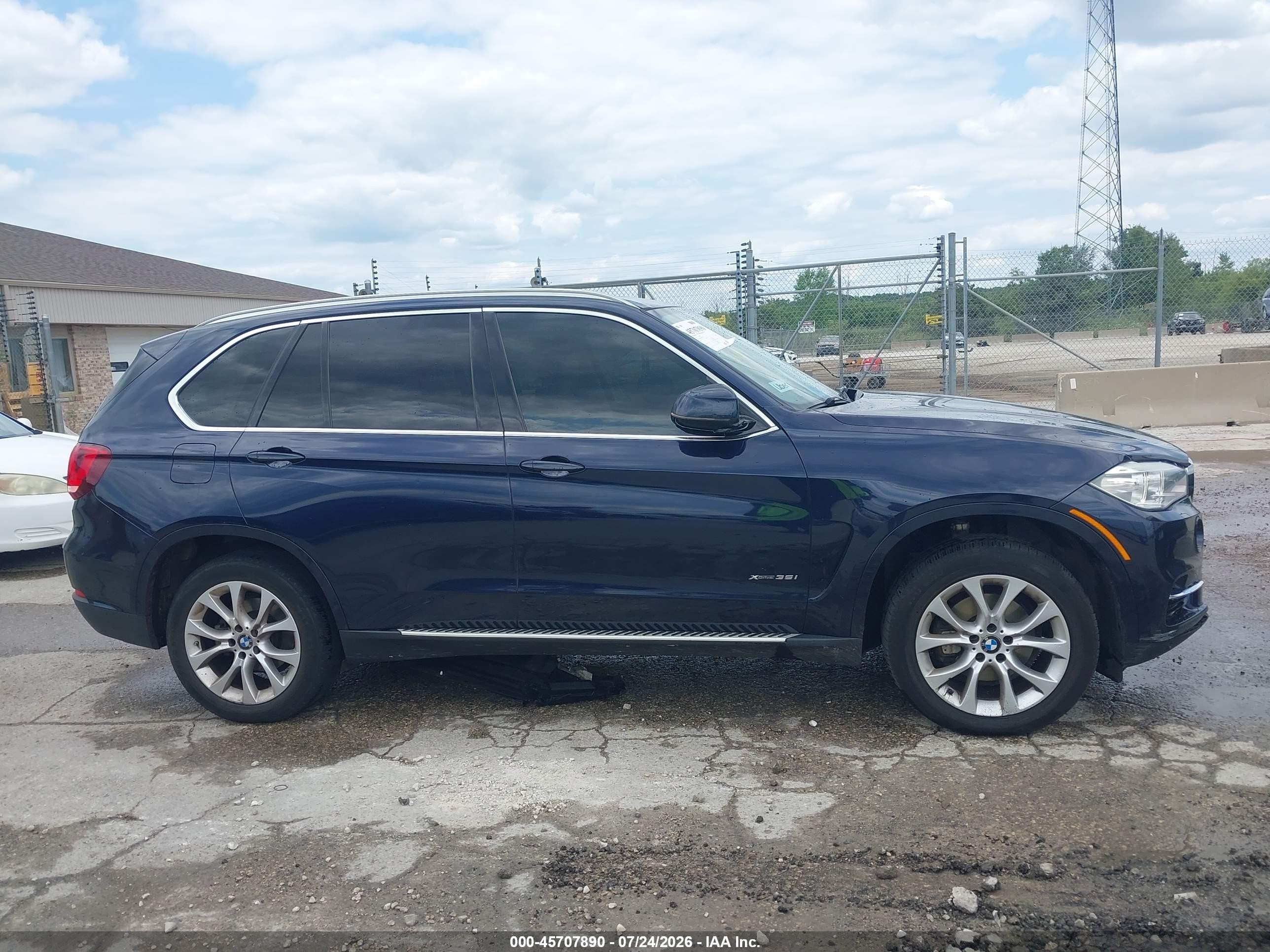 2015 Bmw X5 Xdrive35i Black vin: 5UXKR0C51F0P17889