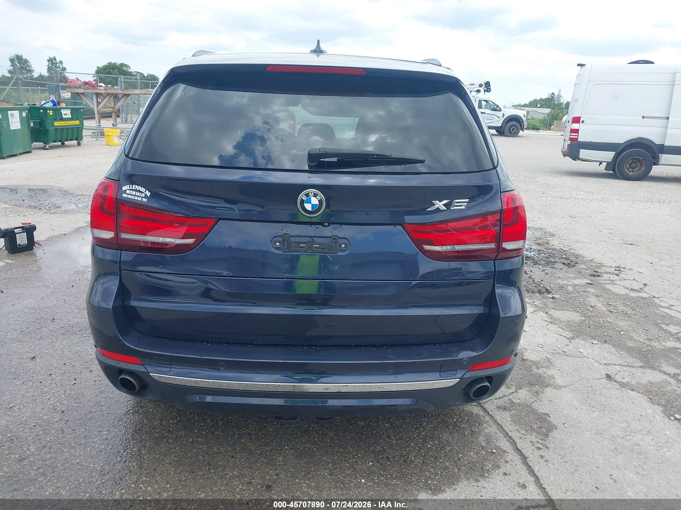 2015 Bmw X5 Xdrive35i Black vin: 5UXKR0C51F0P17889