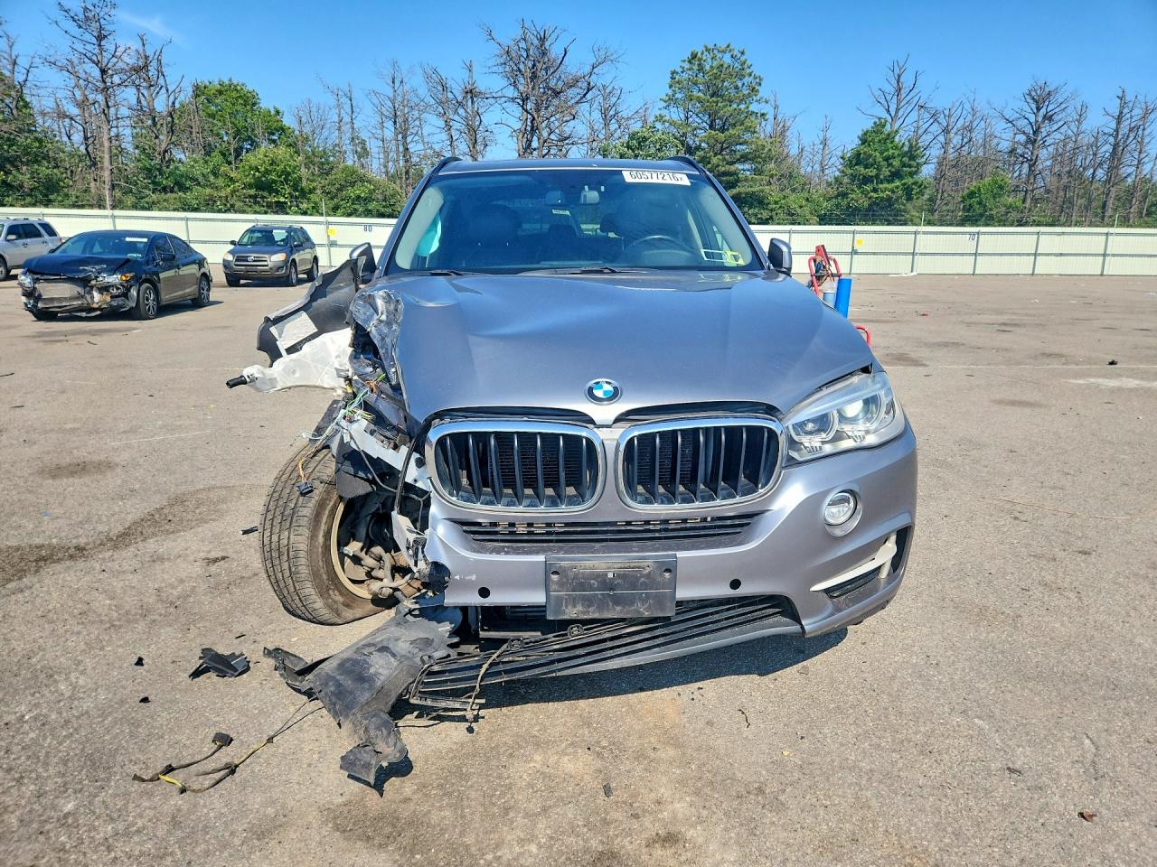2014 Bmw X5 Xdrive35i Gray vin: 5UXKR0C52E0K52053