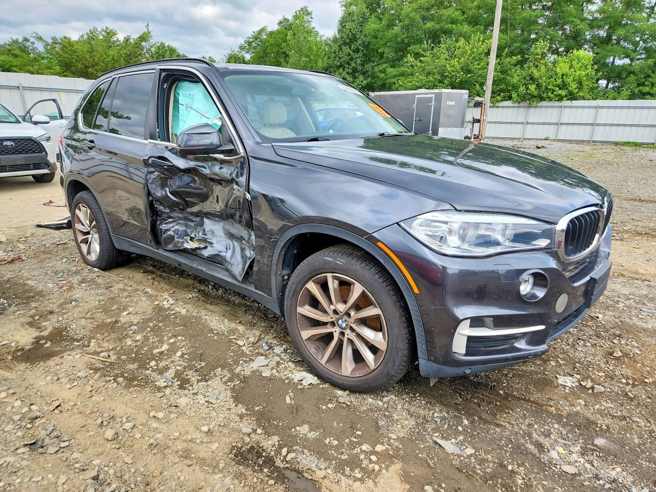 2015 Bmw X5 Xdrive35i Серый vin: 5UXKR0C52F0K55407