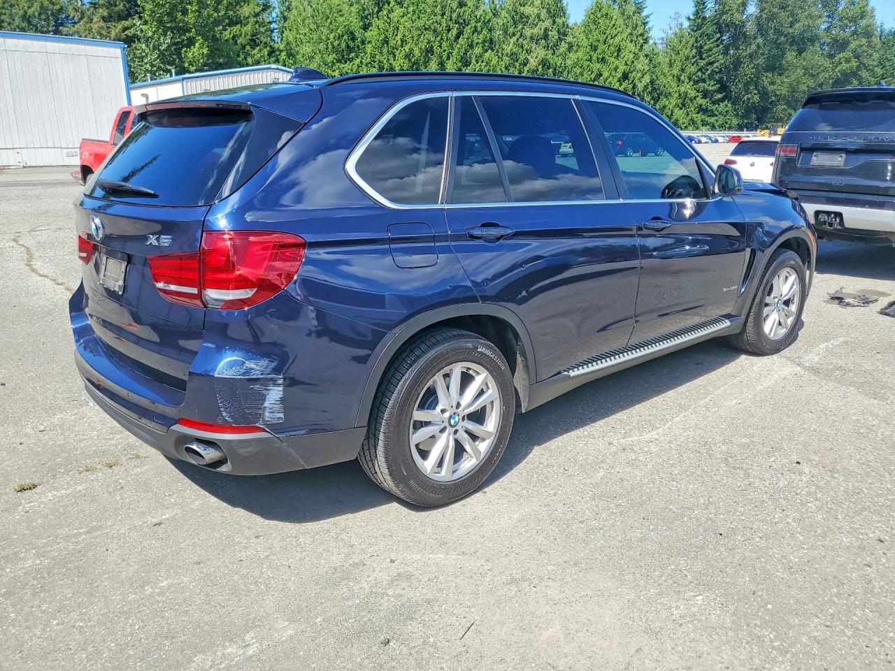 2015 Bmw X5 Xdrive35i Blue vin: 5UXKR0C52F0K56072