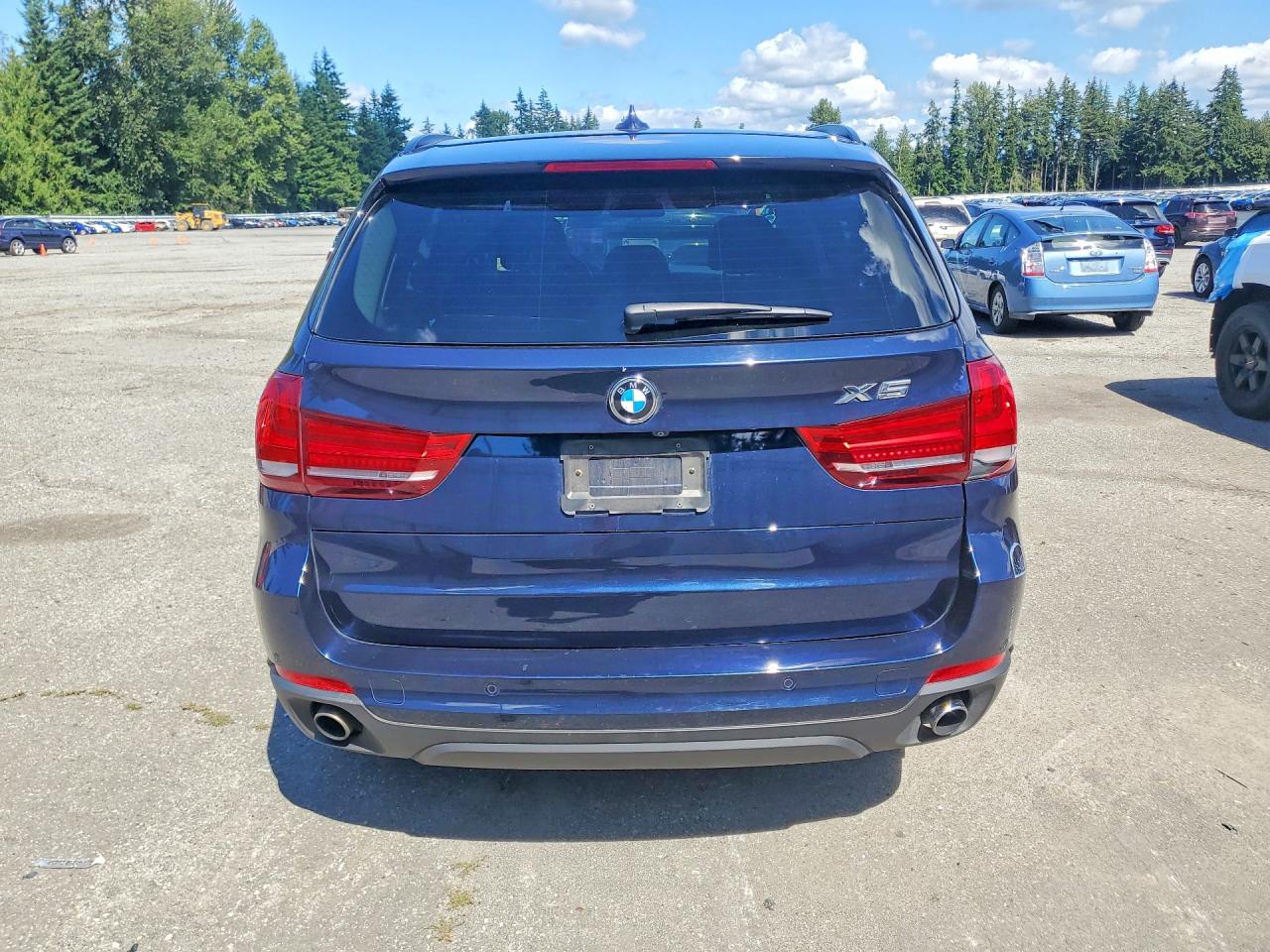 2015 Bmw X5 Xdrive35i Blue vin: 5UXKR0C52F0K56072