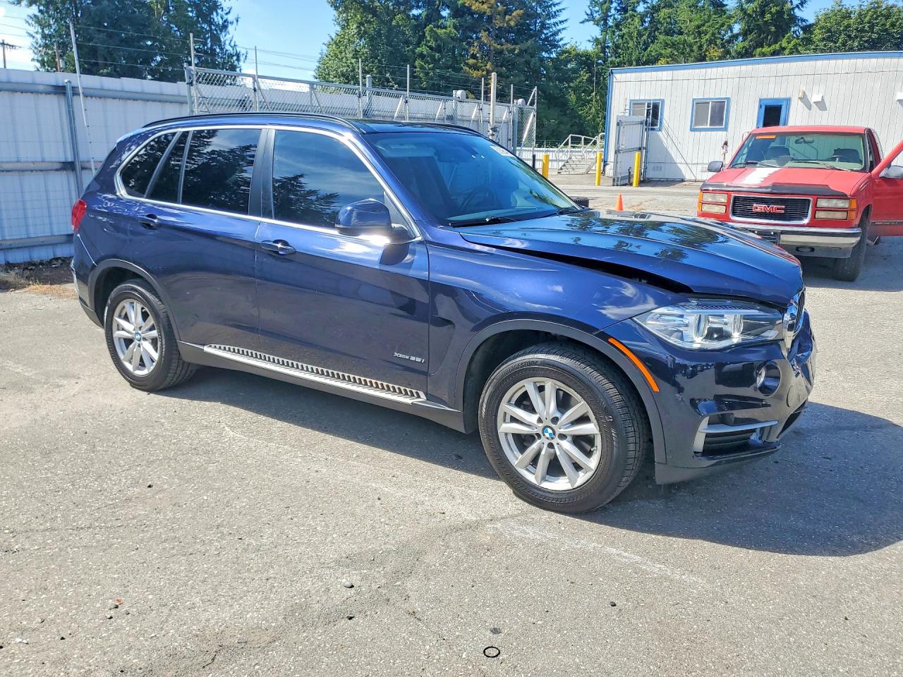 2015 Bmw X5 Xdrive35i Blue vin: 5UXKR0C52F0K56072
