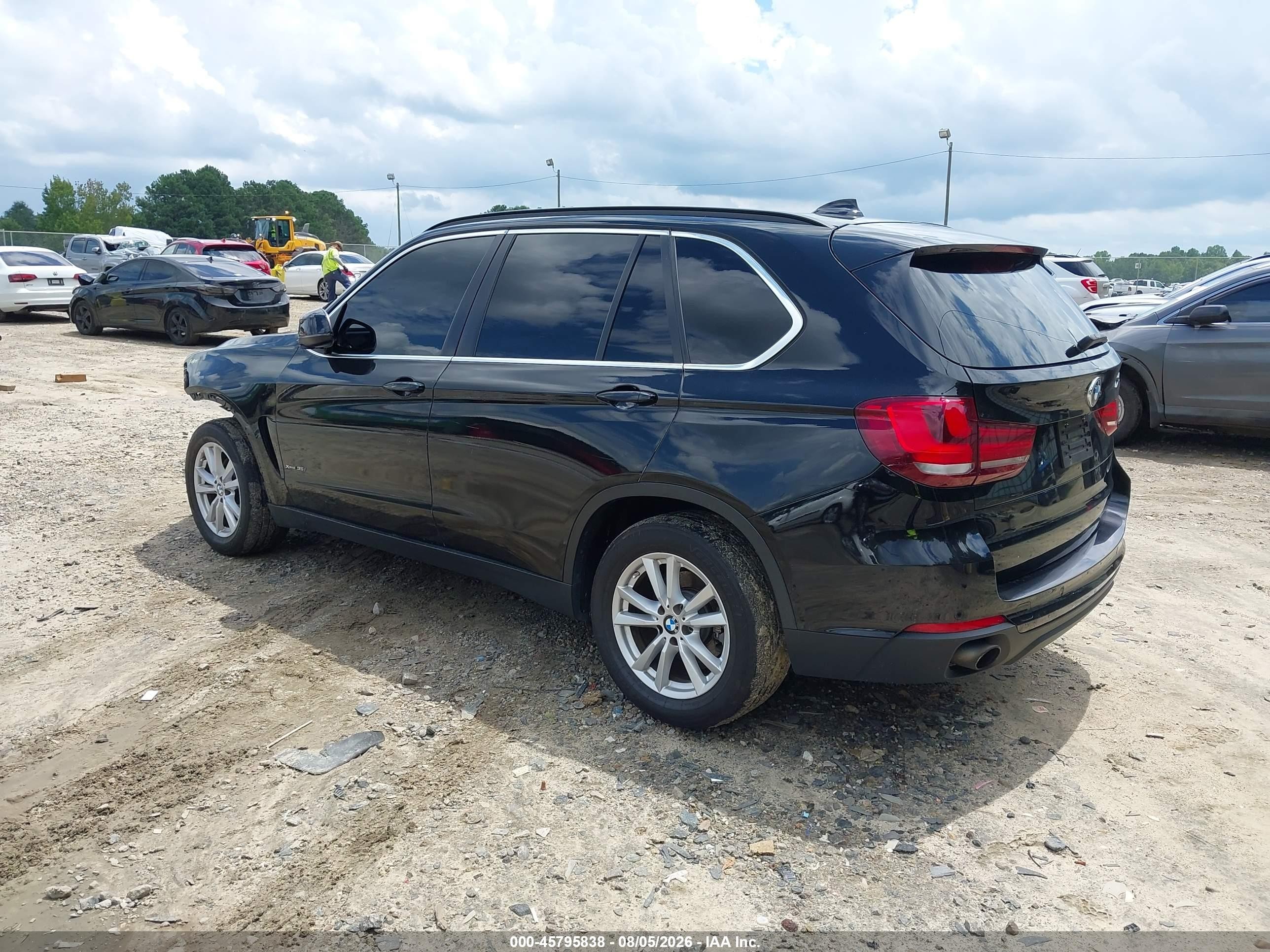 2015 Bmw X5 Xdrive35i Black vin: 5UXKR0C52F0K64303