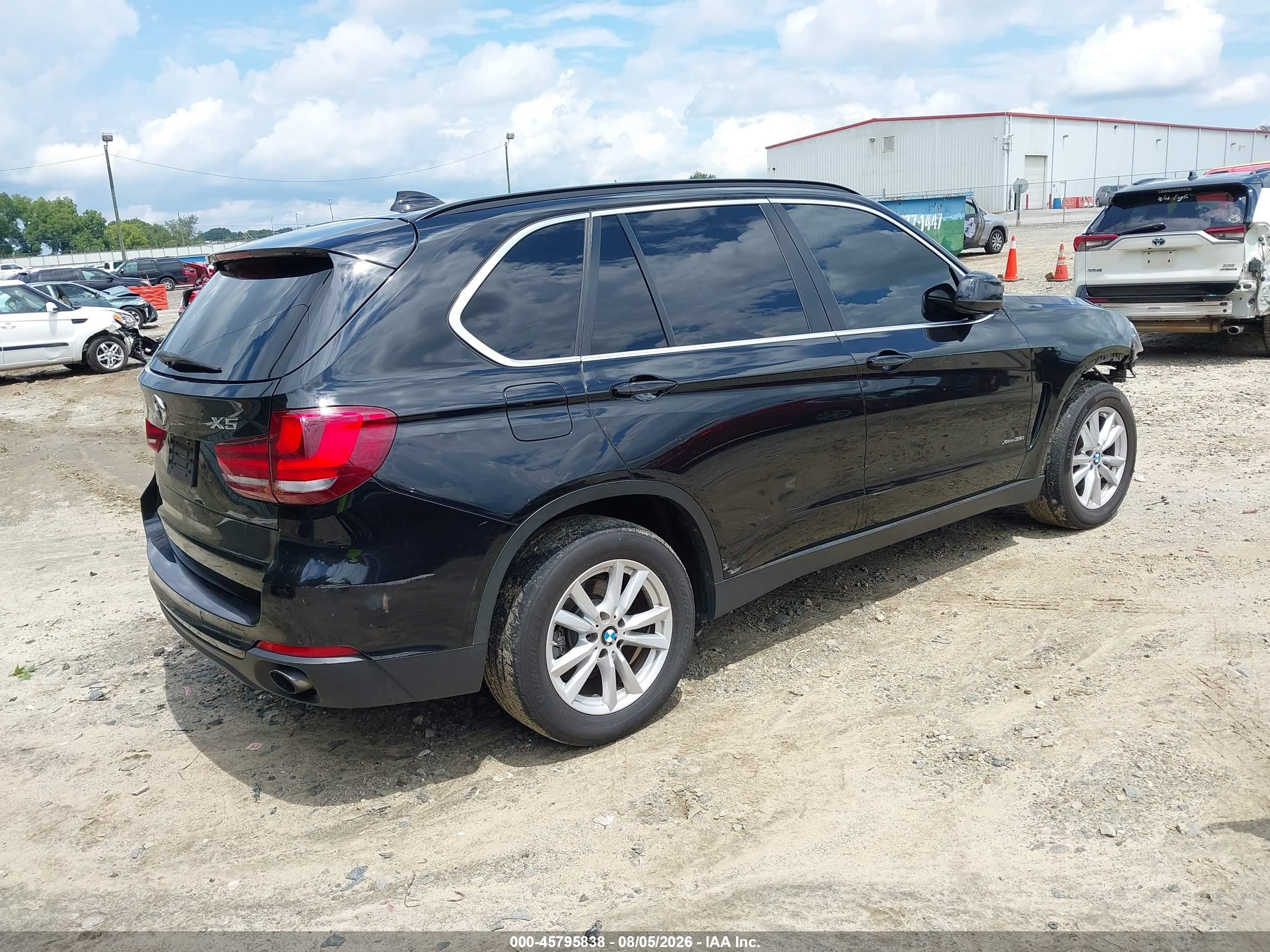 2015 Bmw X5 Xdrive35i Black vin: 5UXKR0C52F0K64303