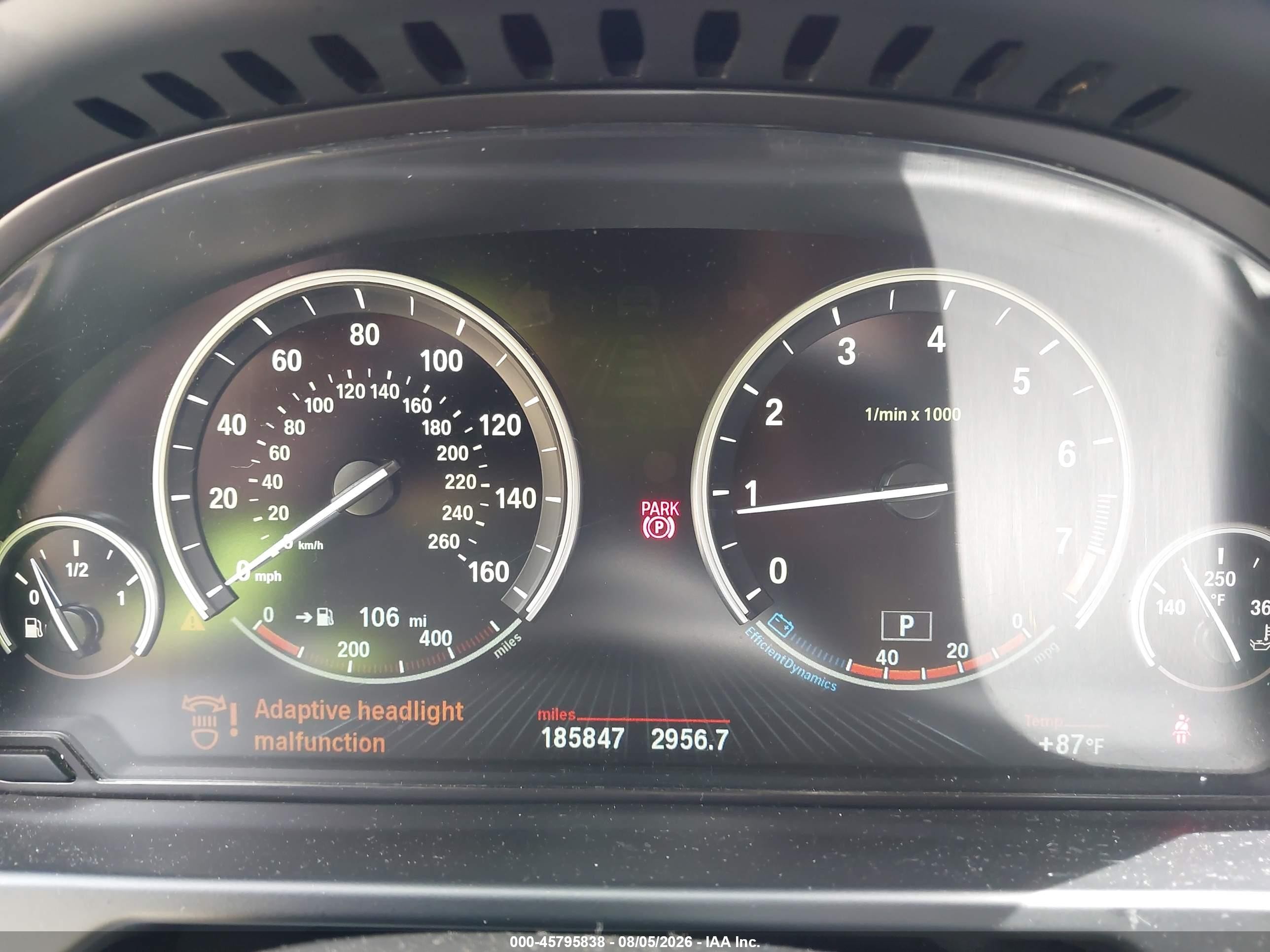 2015 Bmw X5 Xdrive35i Black vin: 5UXKR0C52F0K64303