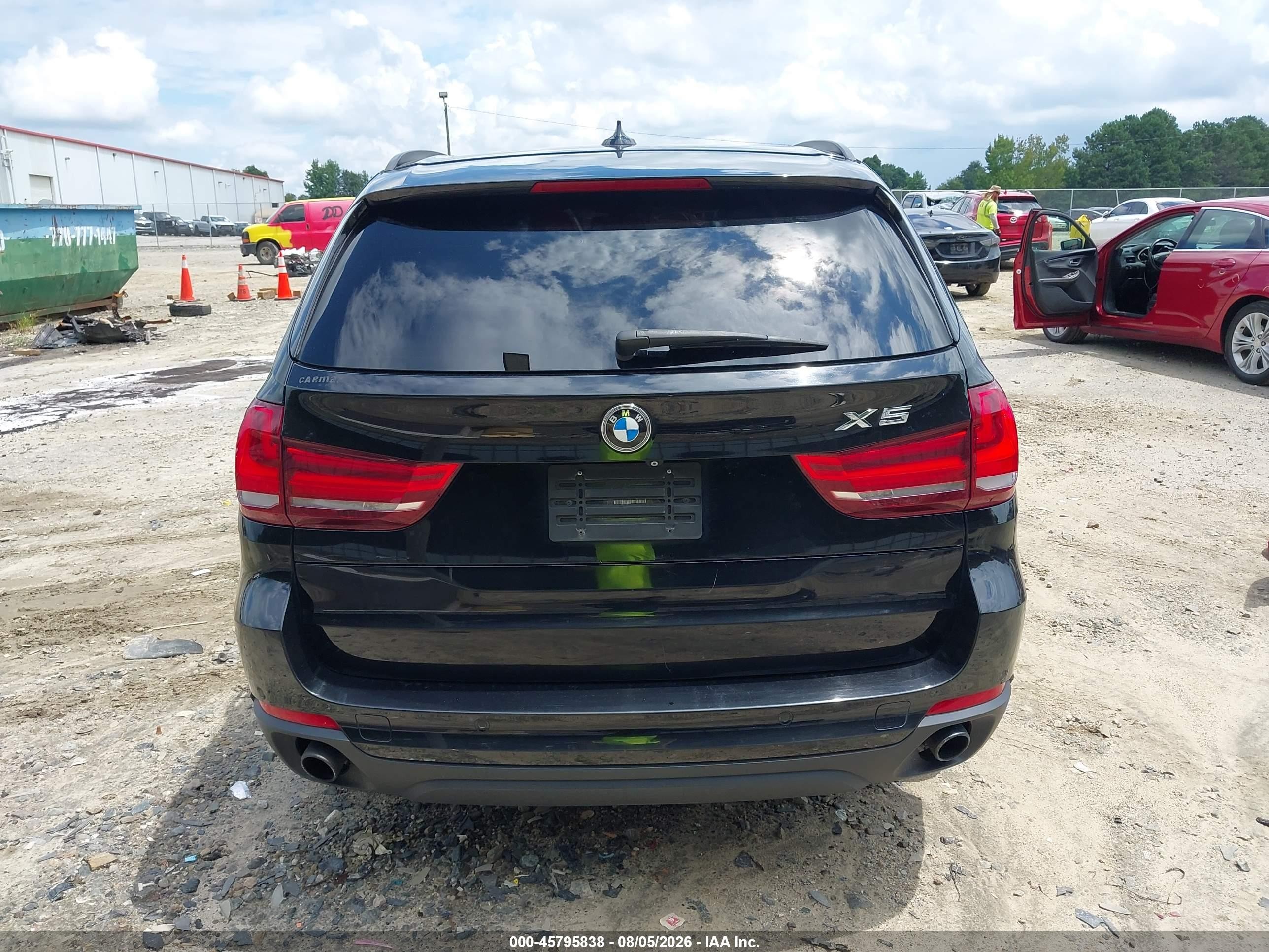 2015 Bmw X5 Xdrive35i Black vin: 5UXKR0C52F0K64303
