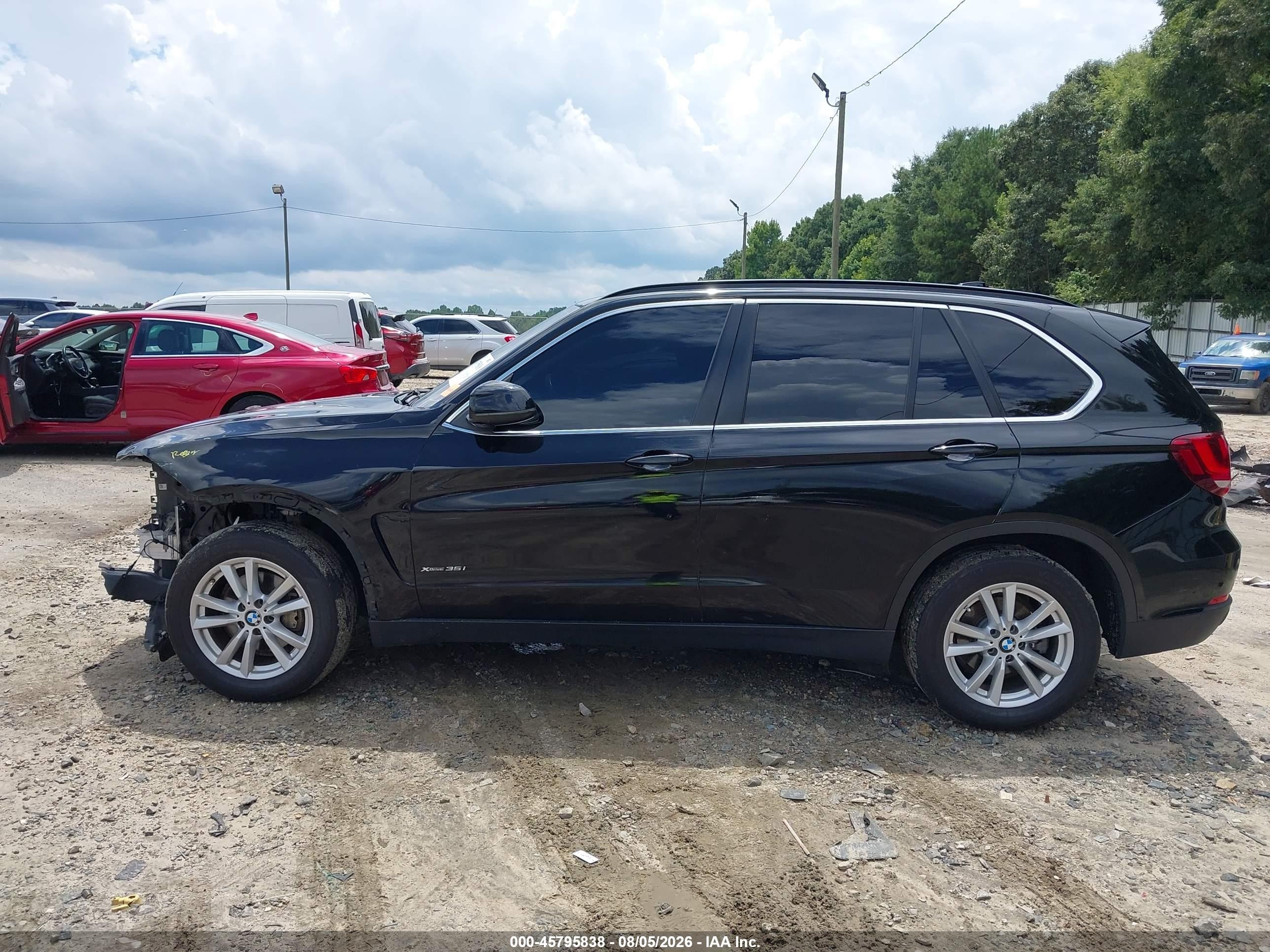 2015 Bmw X5 Xdrive35i Black vin: 5UXKR0C52F0K64303