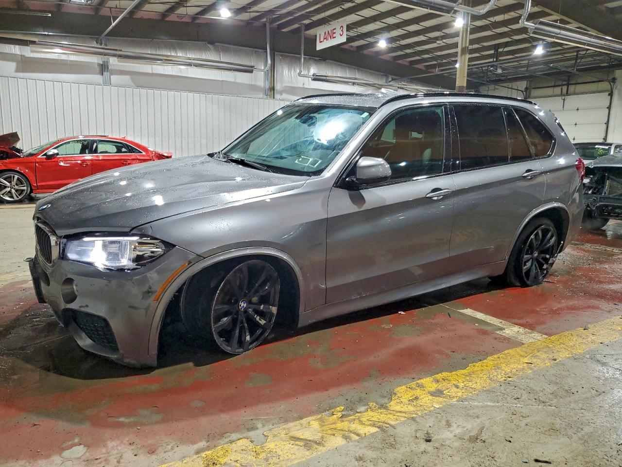 2015 Bmw X5 Xdrive35i Gray vin: 5UXKR0C52F0P01507