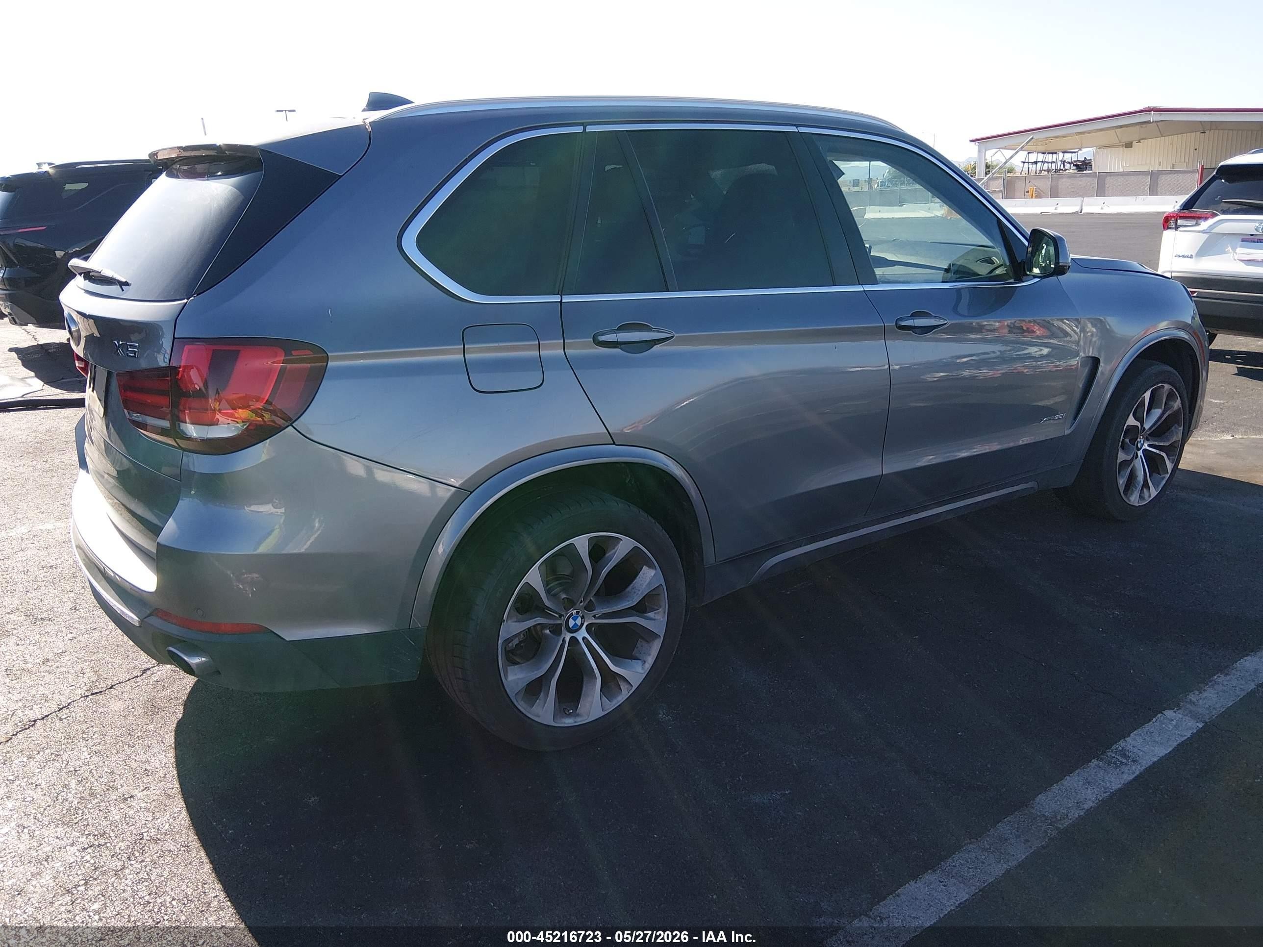 2015 Bmw X5 Xdrive35i Gray vin: 5UXKR0C52F0P01832